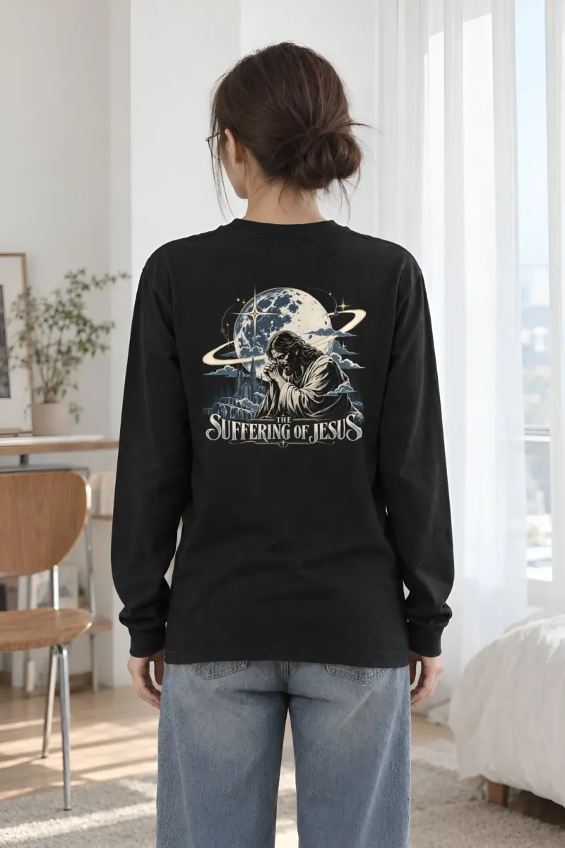"Suffering Of Jesus" Unisex Longsleeve T-shirt