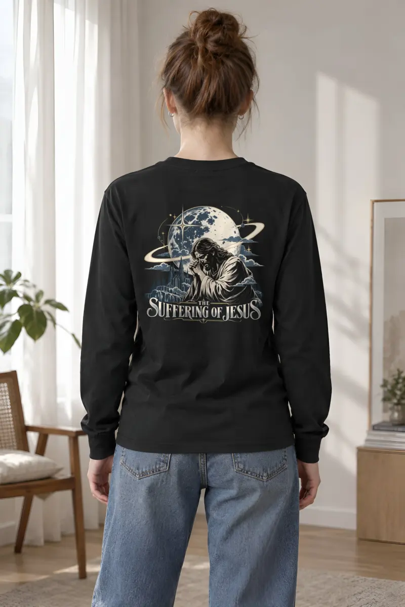"Suffering Of Jesus" Unisex Longsleeve T-shirt