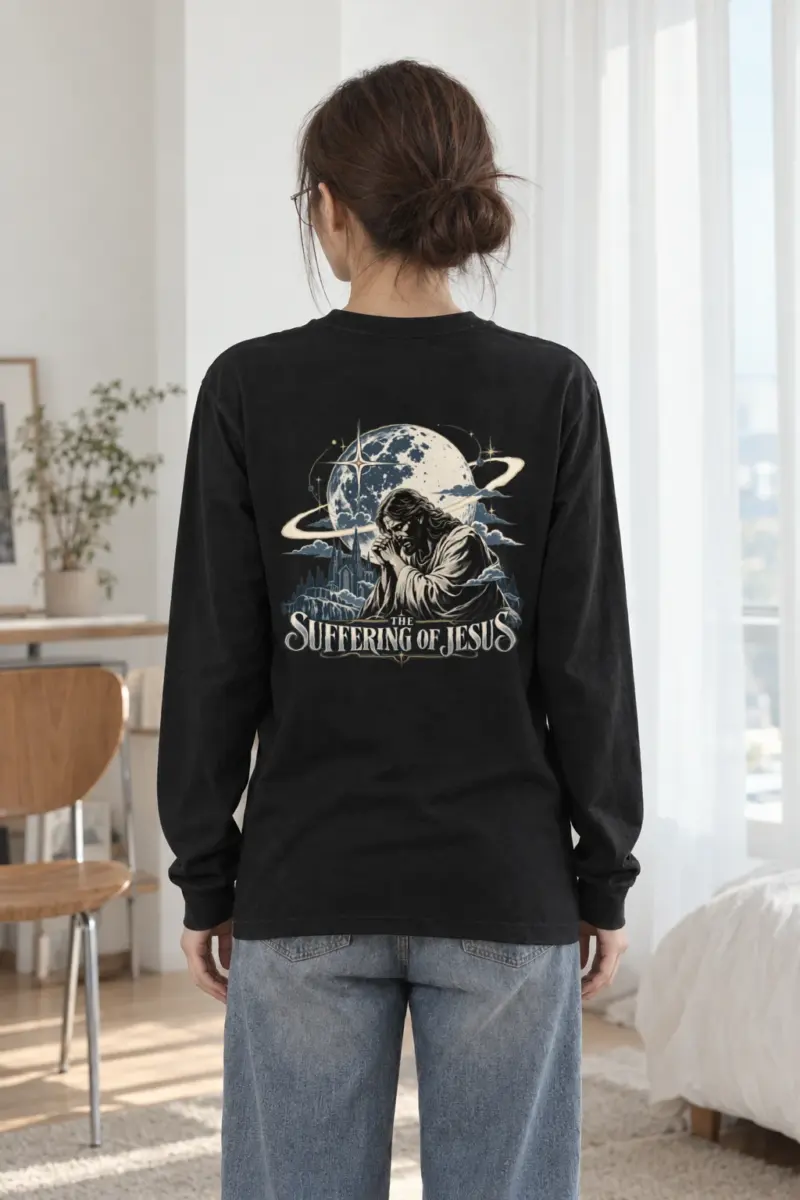 "Suffering Of Jesus" Unisex Longsleeve T-shirt