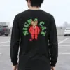 "Suit-Wearing Tabby Cat" Unisex Longsleeve T-shirt
