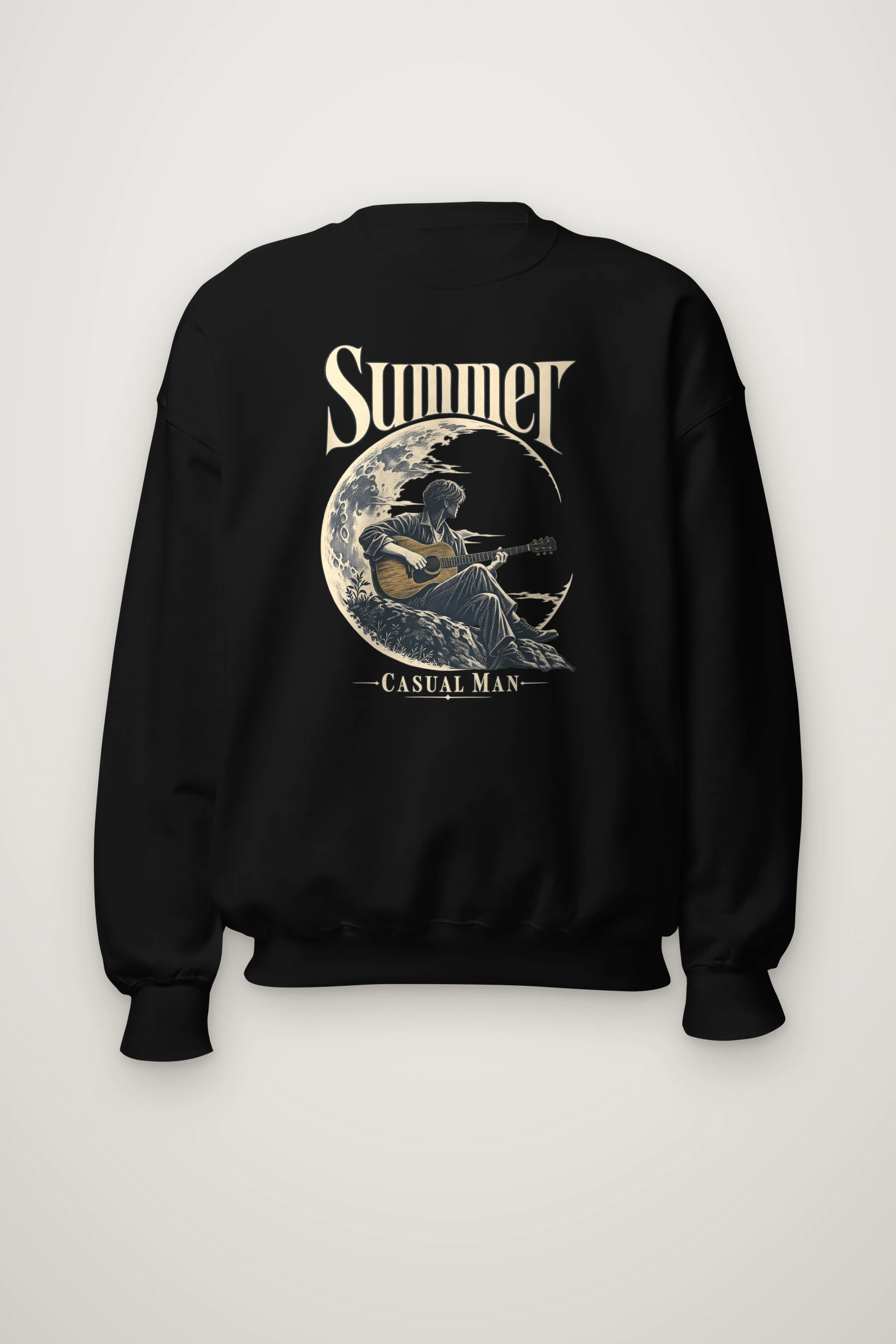 "Summer Casual Man" Heavy Blend Unisex Crewneck Sweatshirt