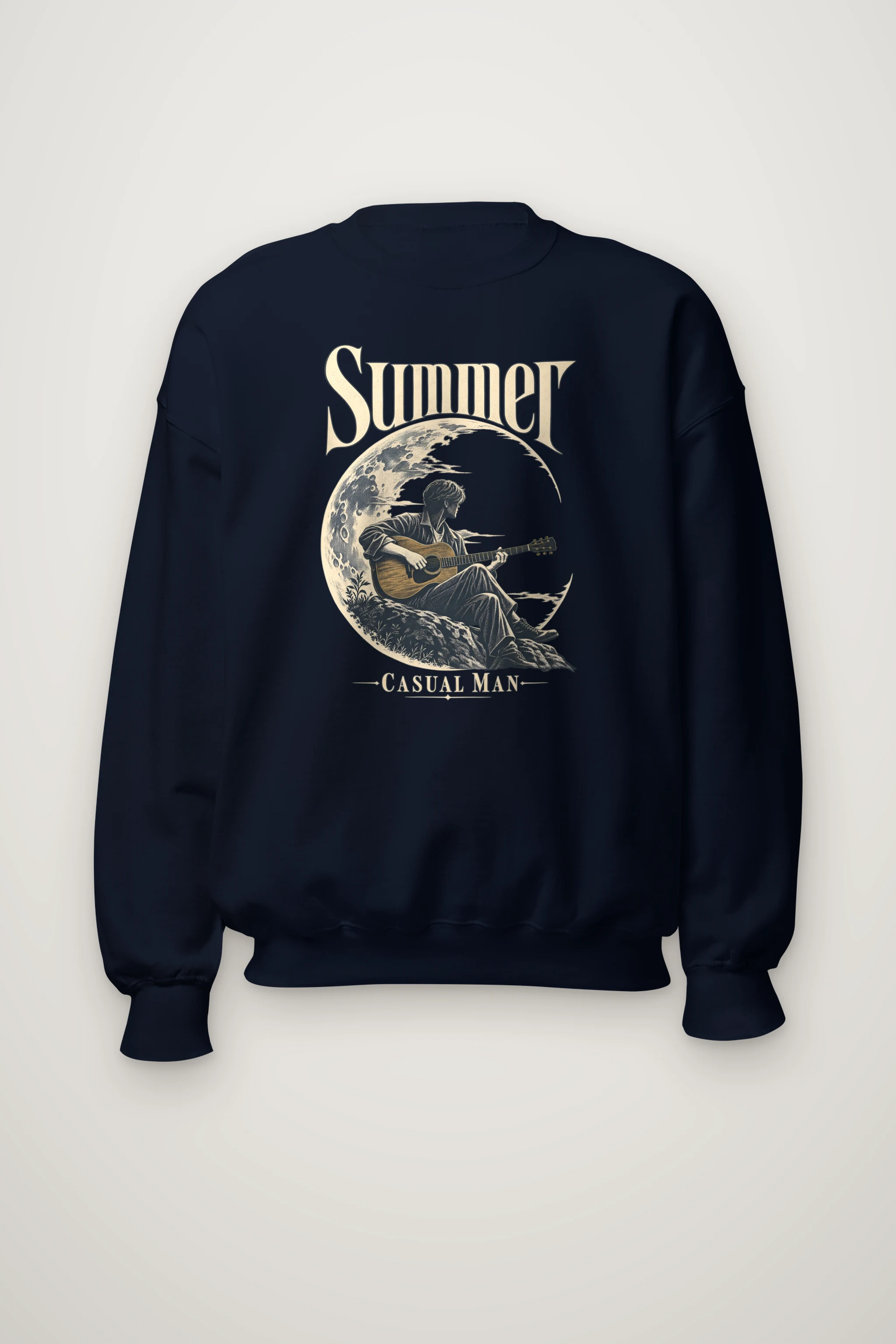 "Summer Casual Man" Heavy Blend Unisex Crewneck Sweatshirt
