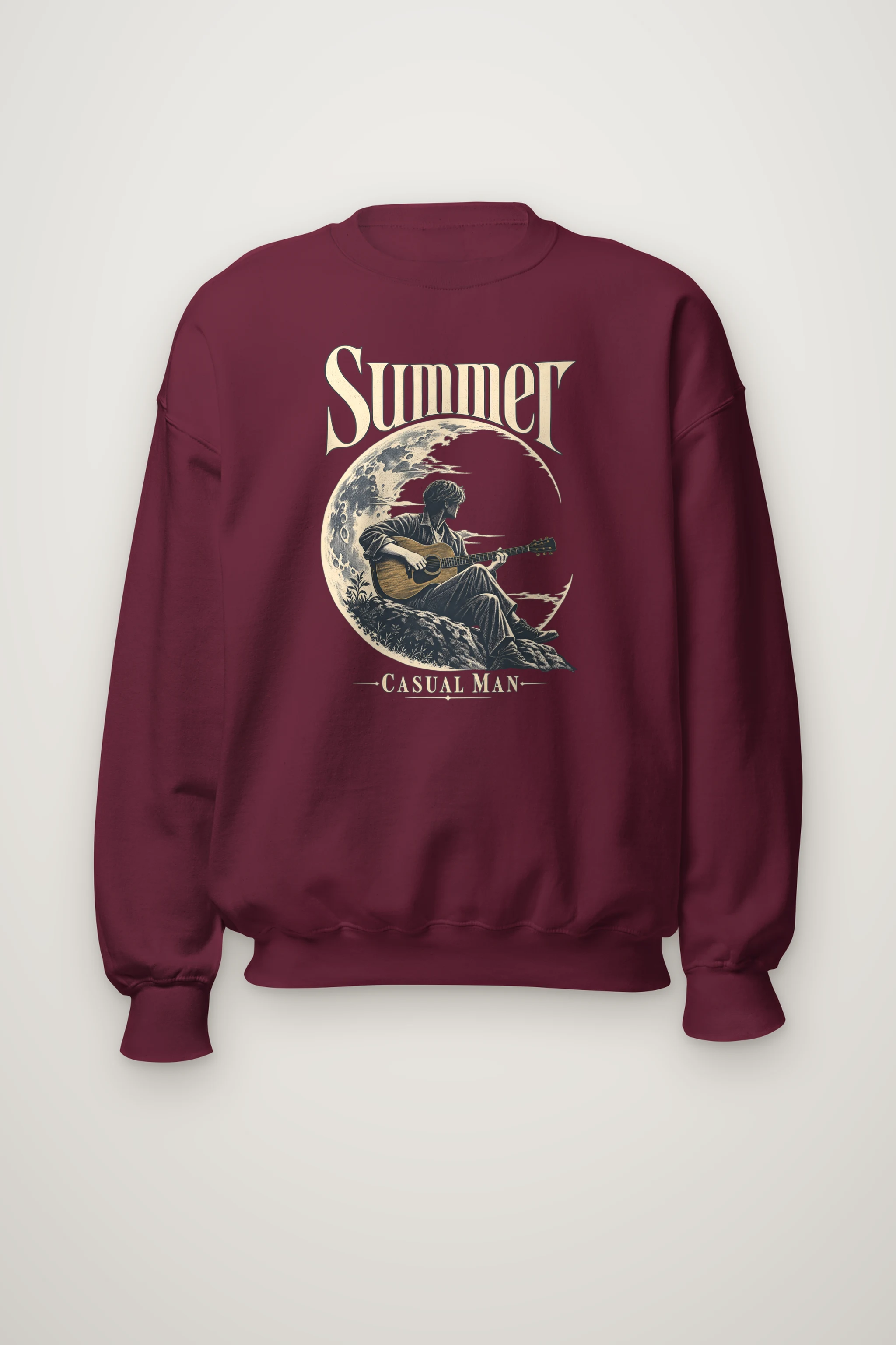 "Summer Casual Man" Heavy Blend Unisex Crewneck Sweatshirt