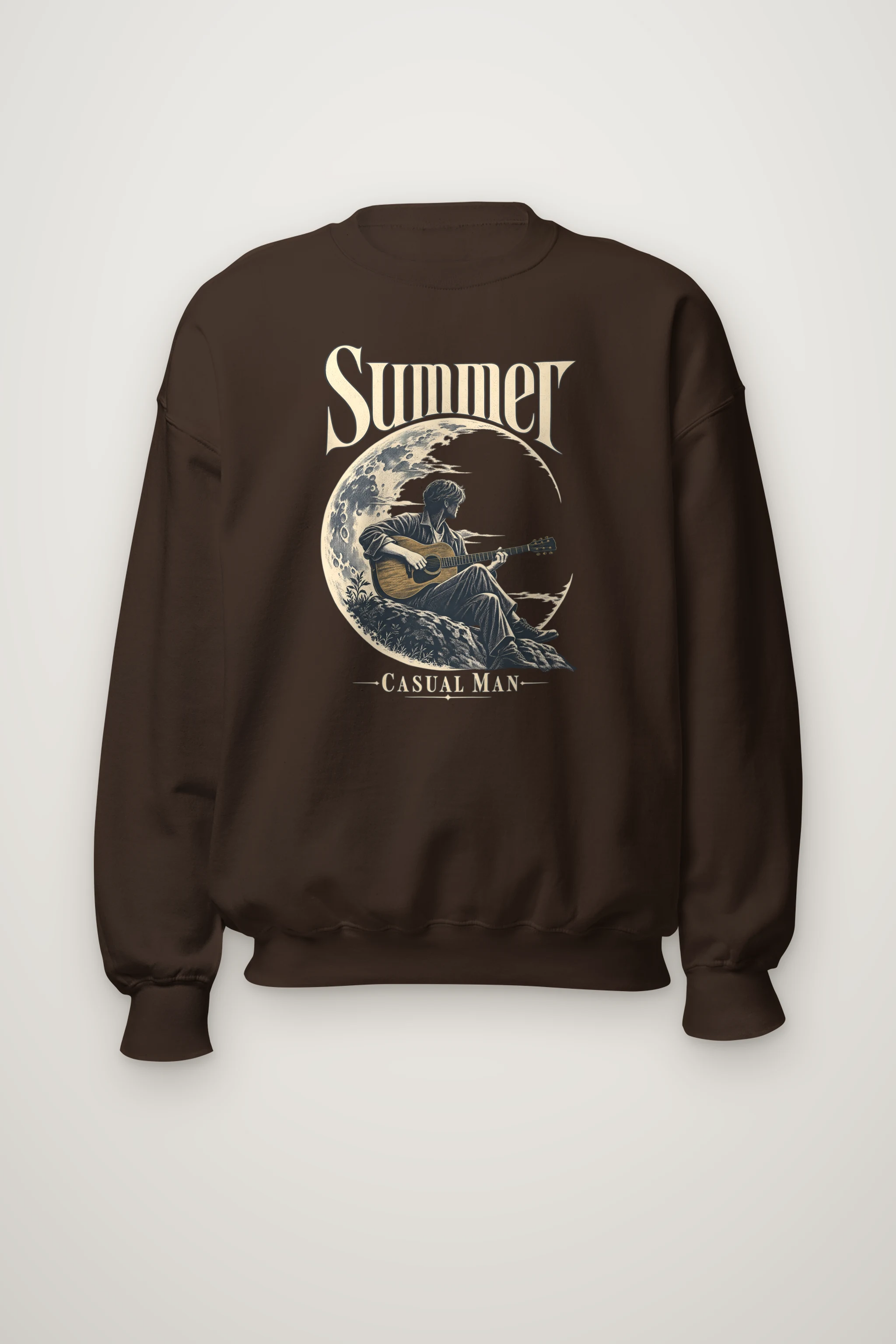 "Summer Casual Man" Heavy Blend Unisex Crewneck Sweatshirt