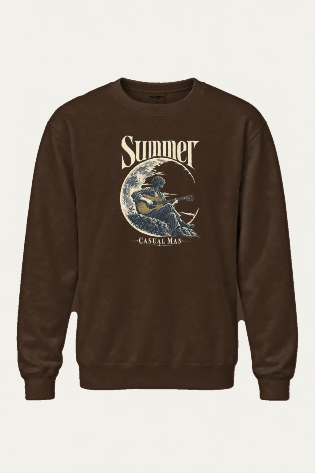 "Summer Casual Man" Heavy Blend Unisex Crewneck Sweatshirt | Gildan 18000