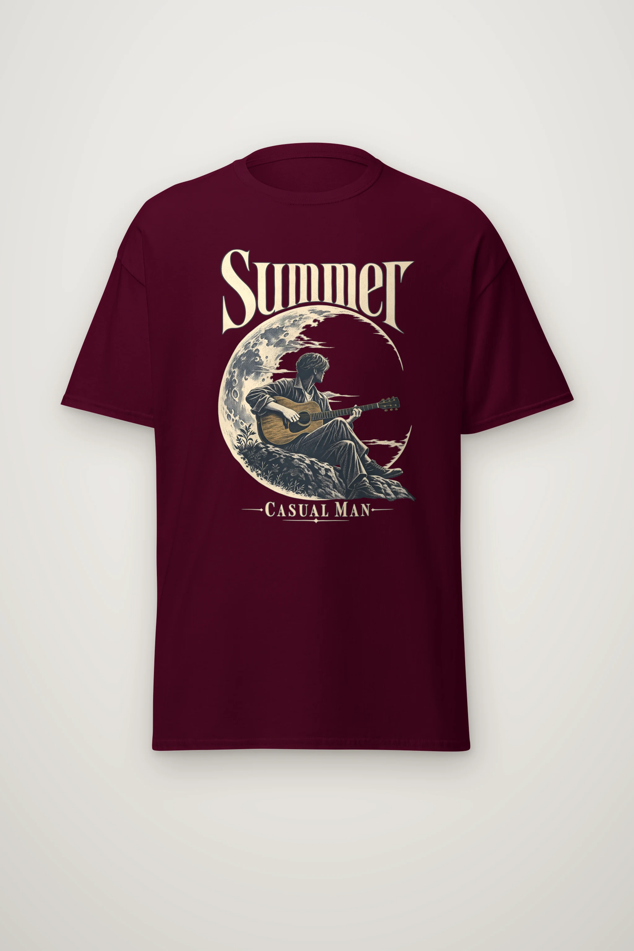 "Summer Casual Man" Heavyweight Unisex Crewneck T-shirt