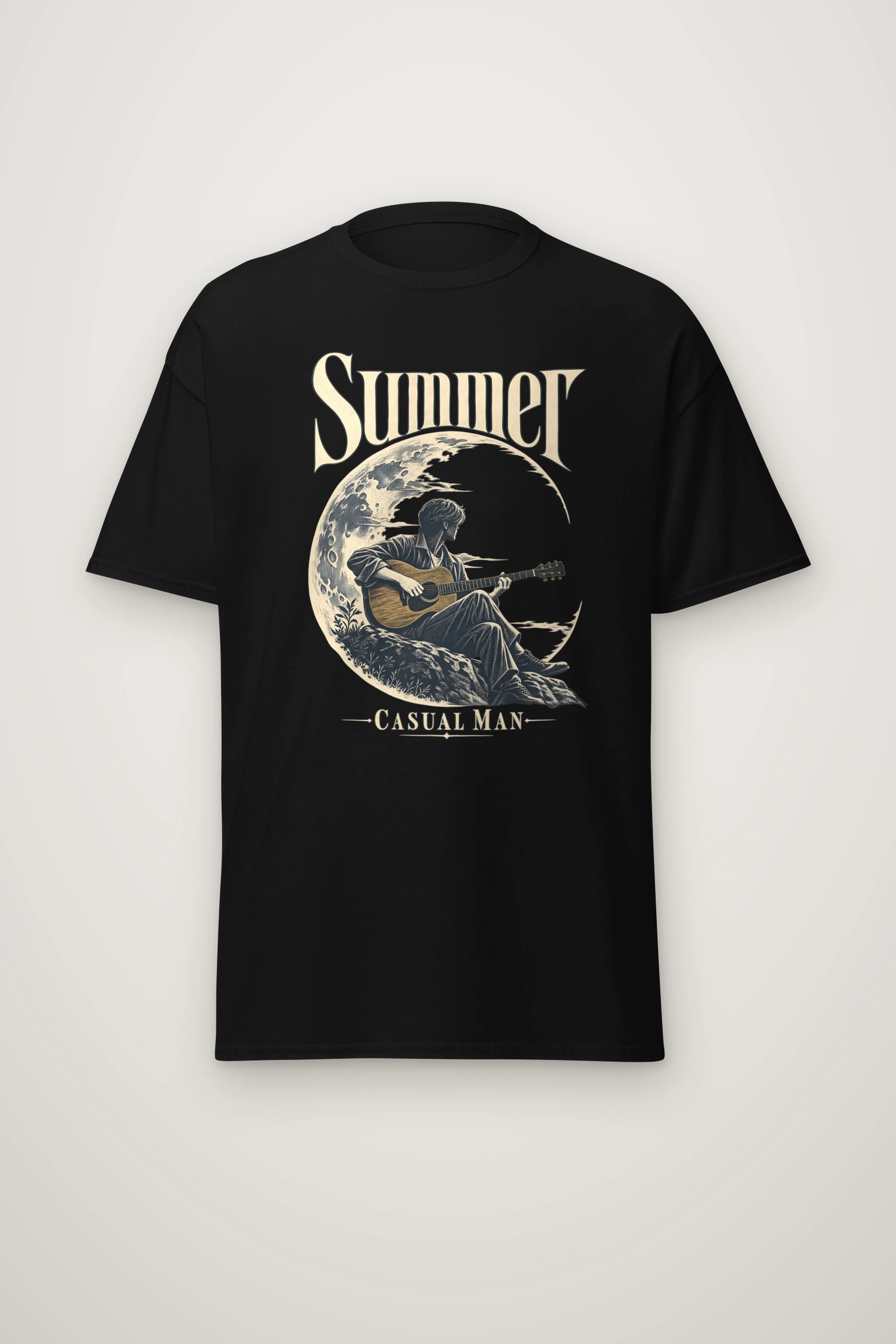 "Summer Casual Man" Heavyweight Unisex Crewneck T-shirt