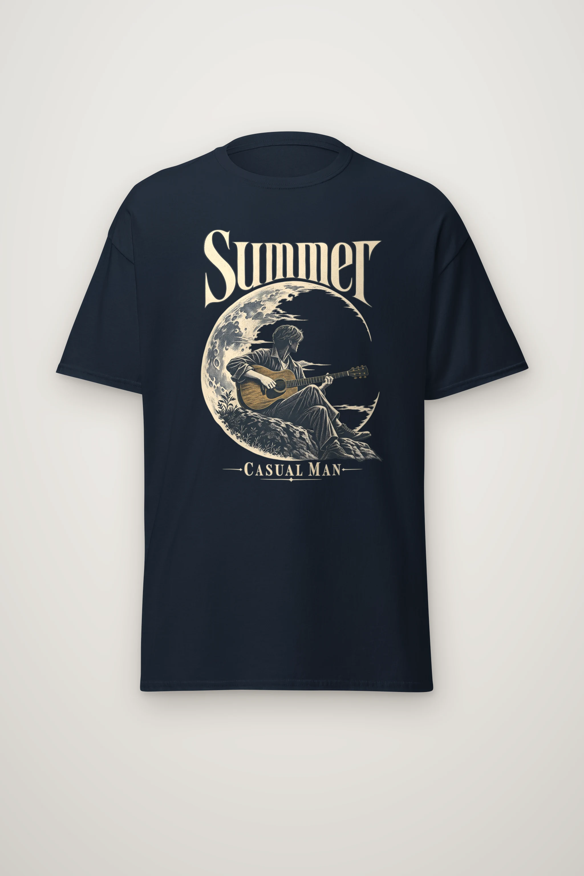 "Summer Casual Man" Heavyweight Unisex Crewneck T-shirt