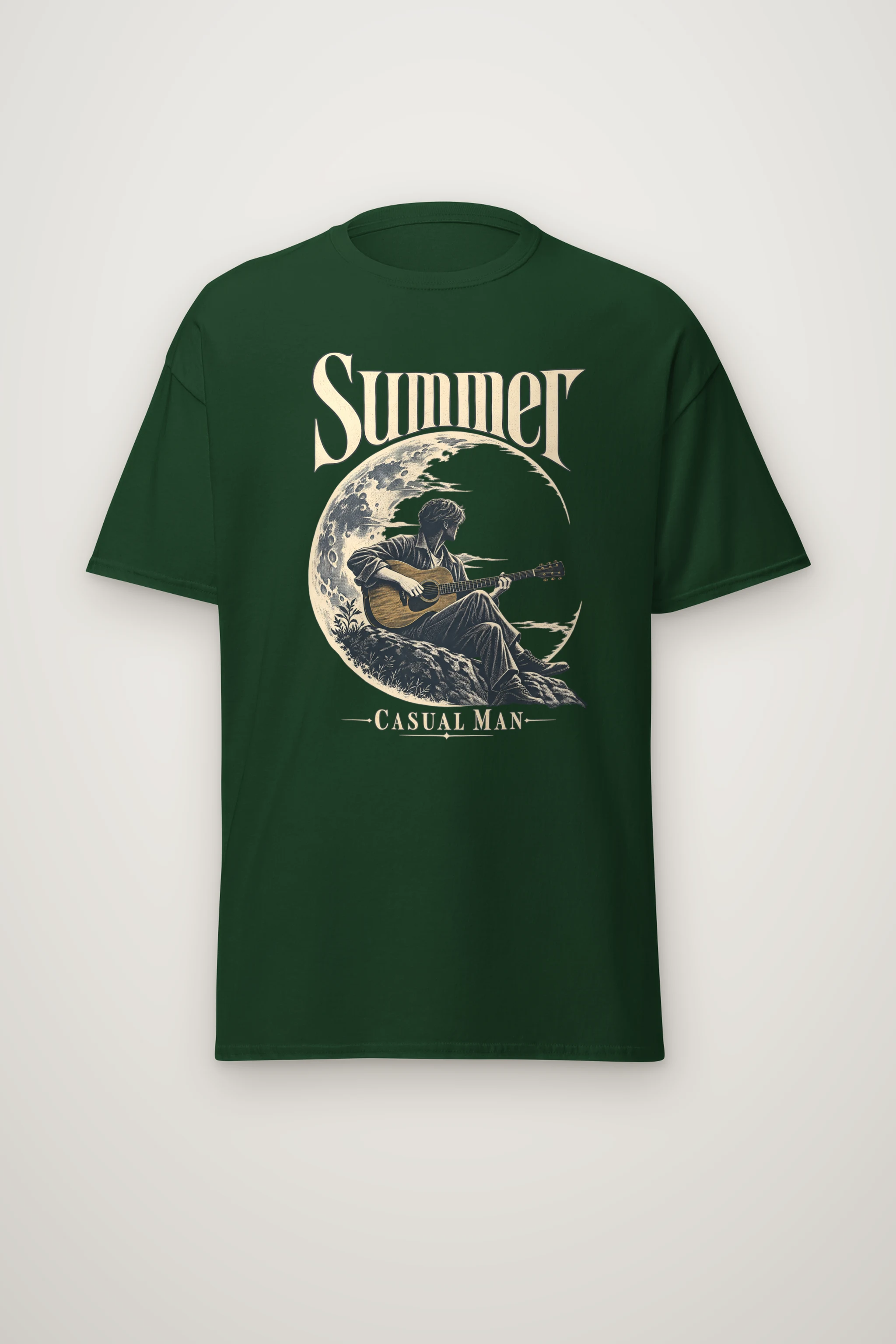"Summer Casual Man" Heavyweight Unisex Crewneck T-shirt