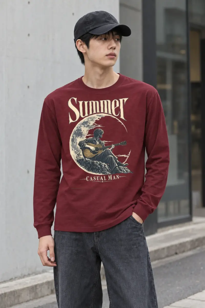 "Summer Casual Man" Unisex Longsleeve T-shirt