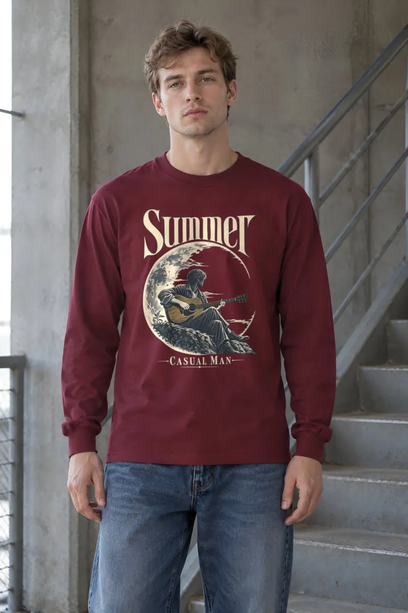 "Summer Casual Man" Unisex Longsleeve T-shirt