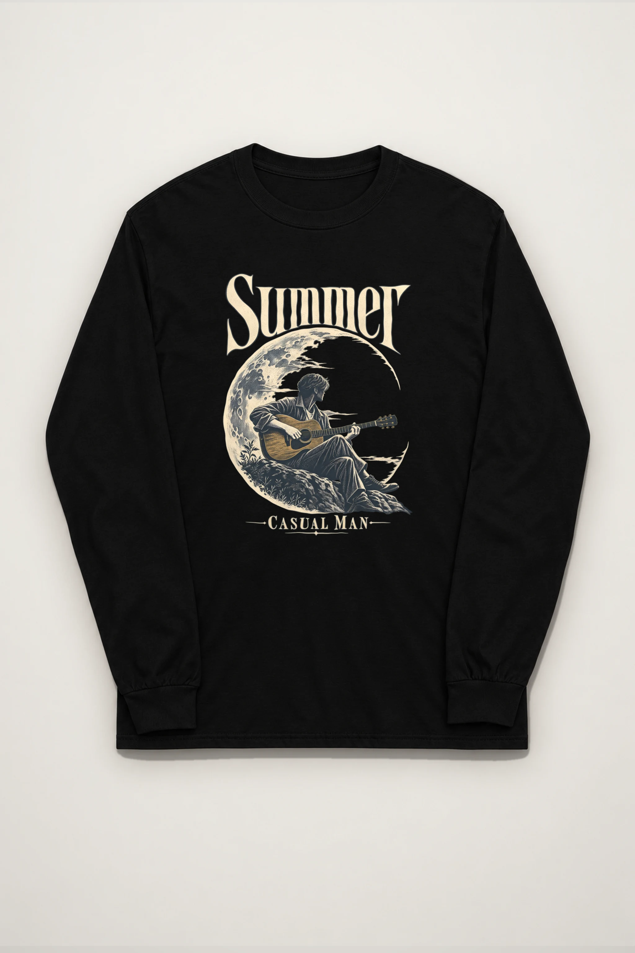 "Summer Casual Man" Unisex Longsleeve T-shirt