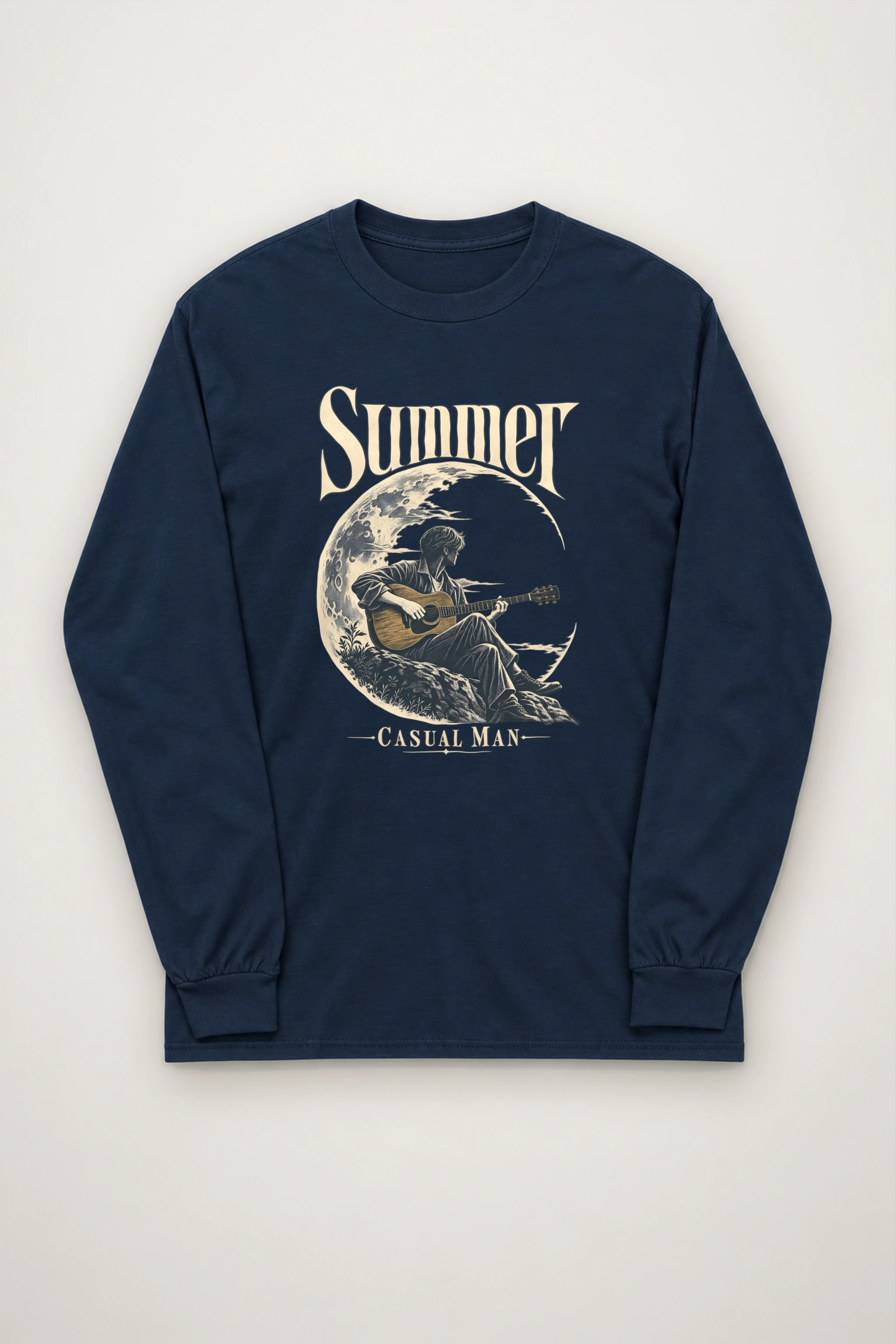 "Summer Casual Man" Unisex Longsleeve T-shirt
