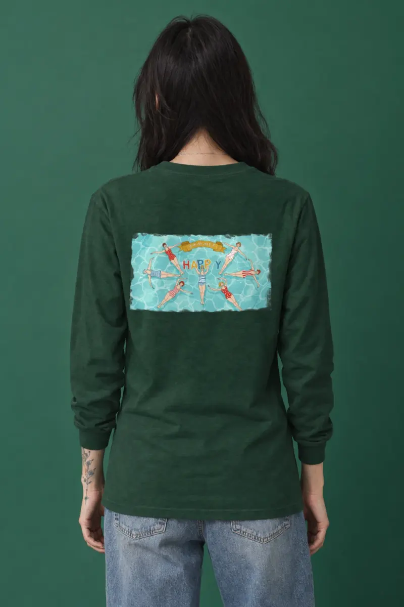 "Summer Happy" Unisex Longsleeve T-shirt