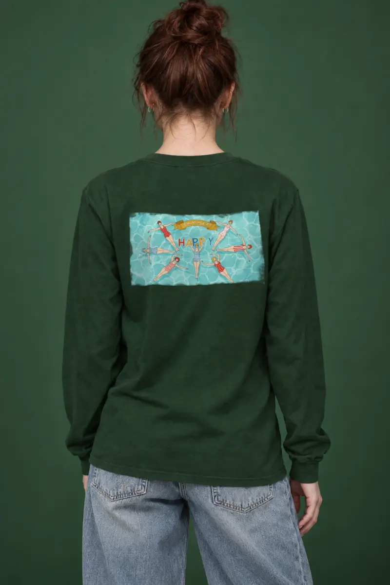 "Summer Happy" Unisex Longsleeve T-shirt