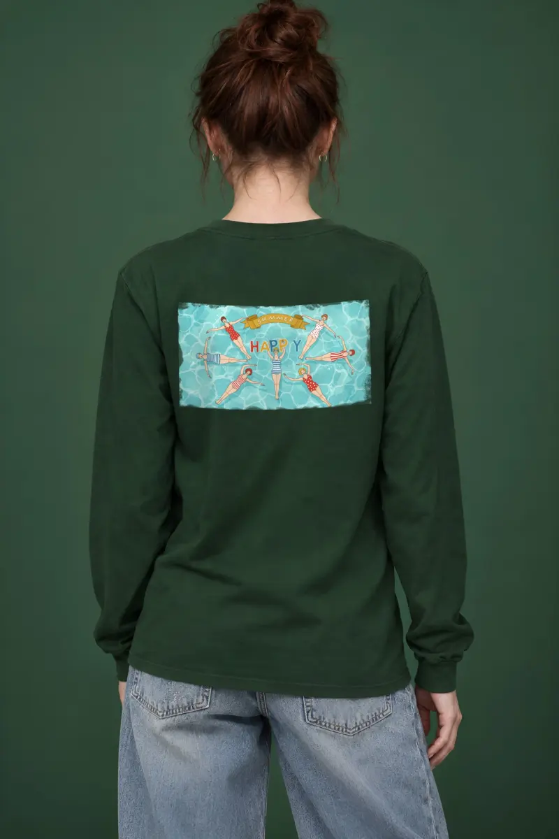 "Summer Happy" Unisex Longsleeve T-shirt