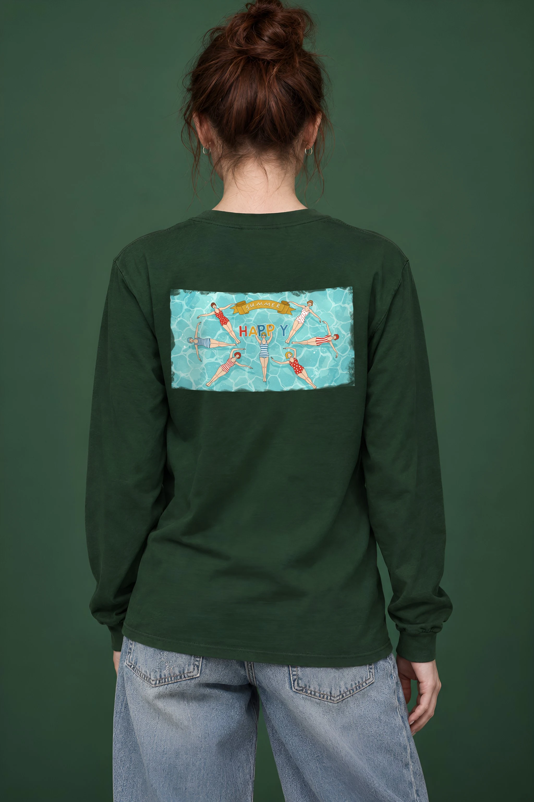 "Summer Happy" Unisex Longsleeve T-shirt
