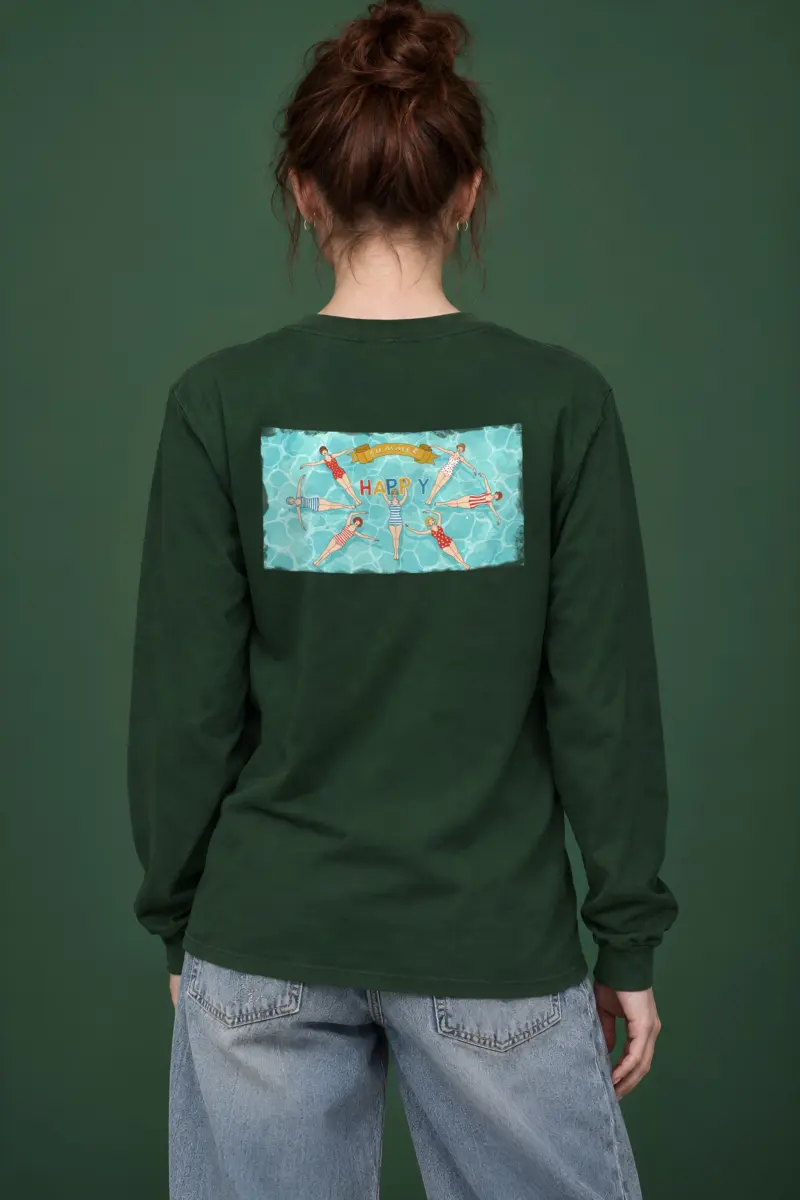 "Summer Happy" Unisex Longsleeve T-shirt