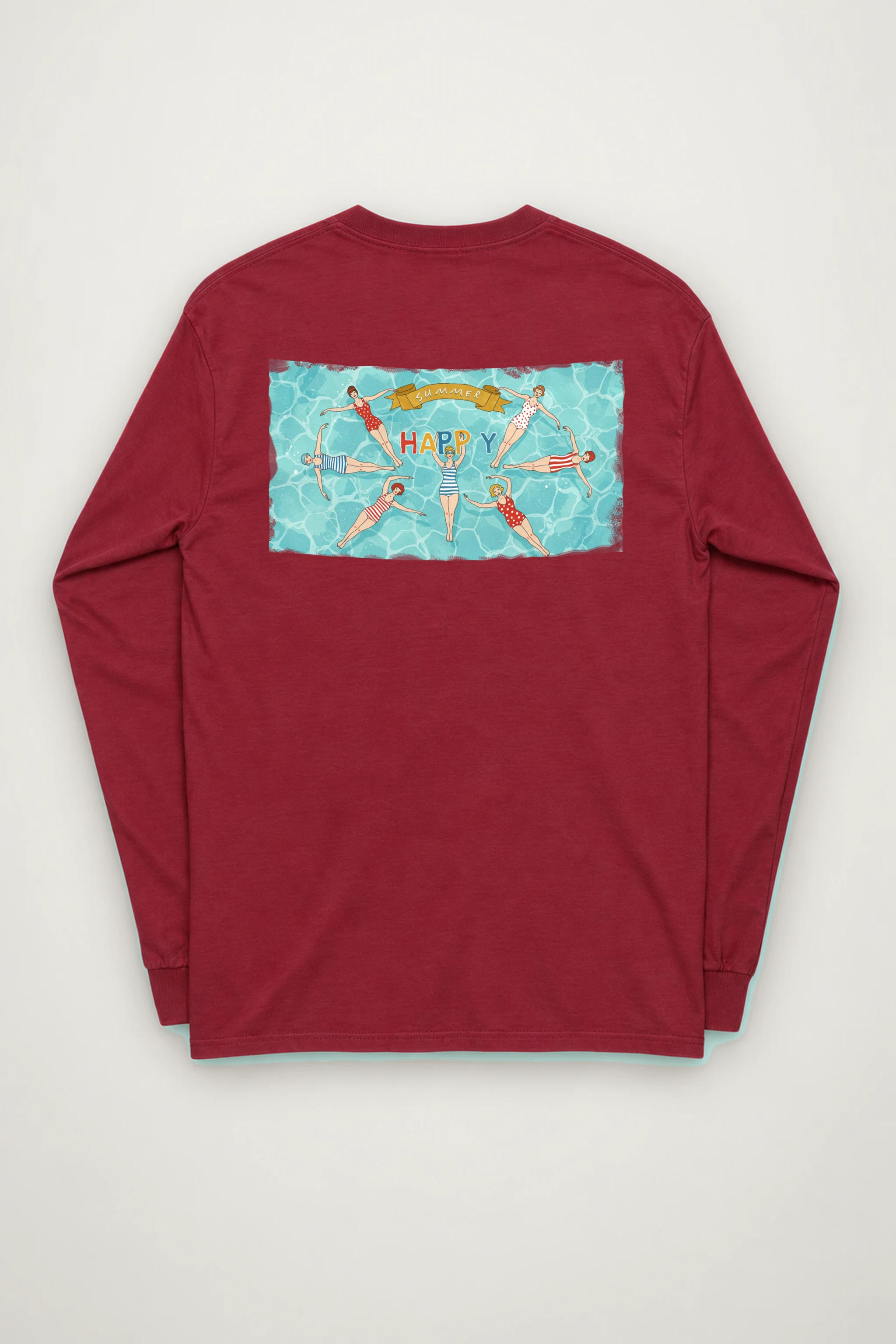"Summer Happy" Unisex Longsleeve T-shirt