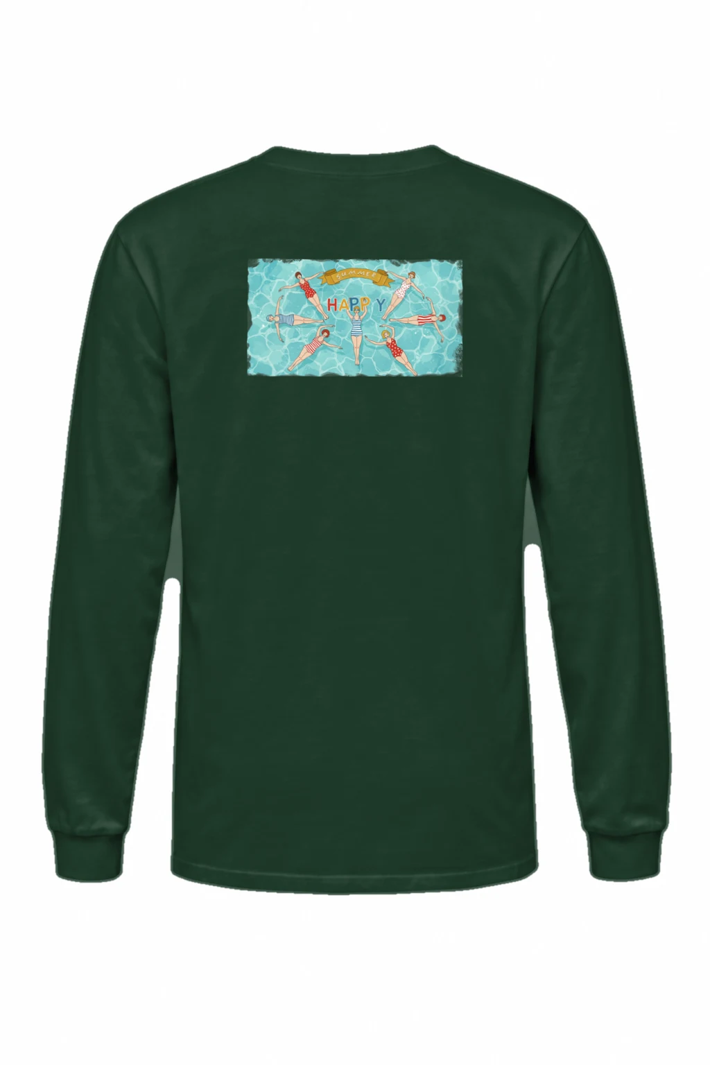 "Summer Happy" Unisex Longsleeve T-shirt | Gildan 2400