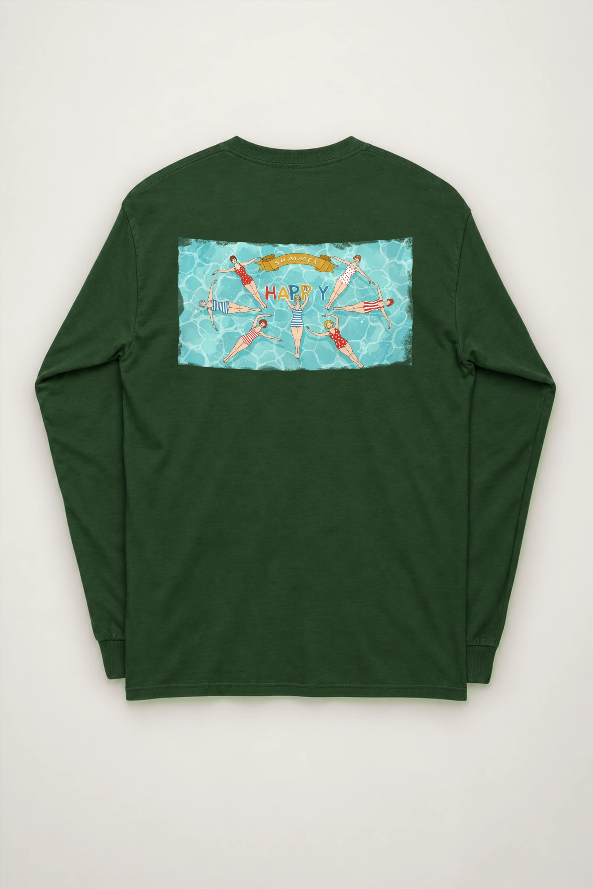 "Summer Happy" Unisex Longsleeve T-shirt