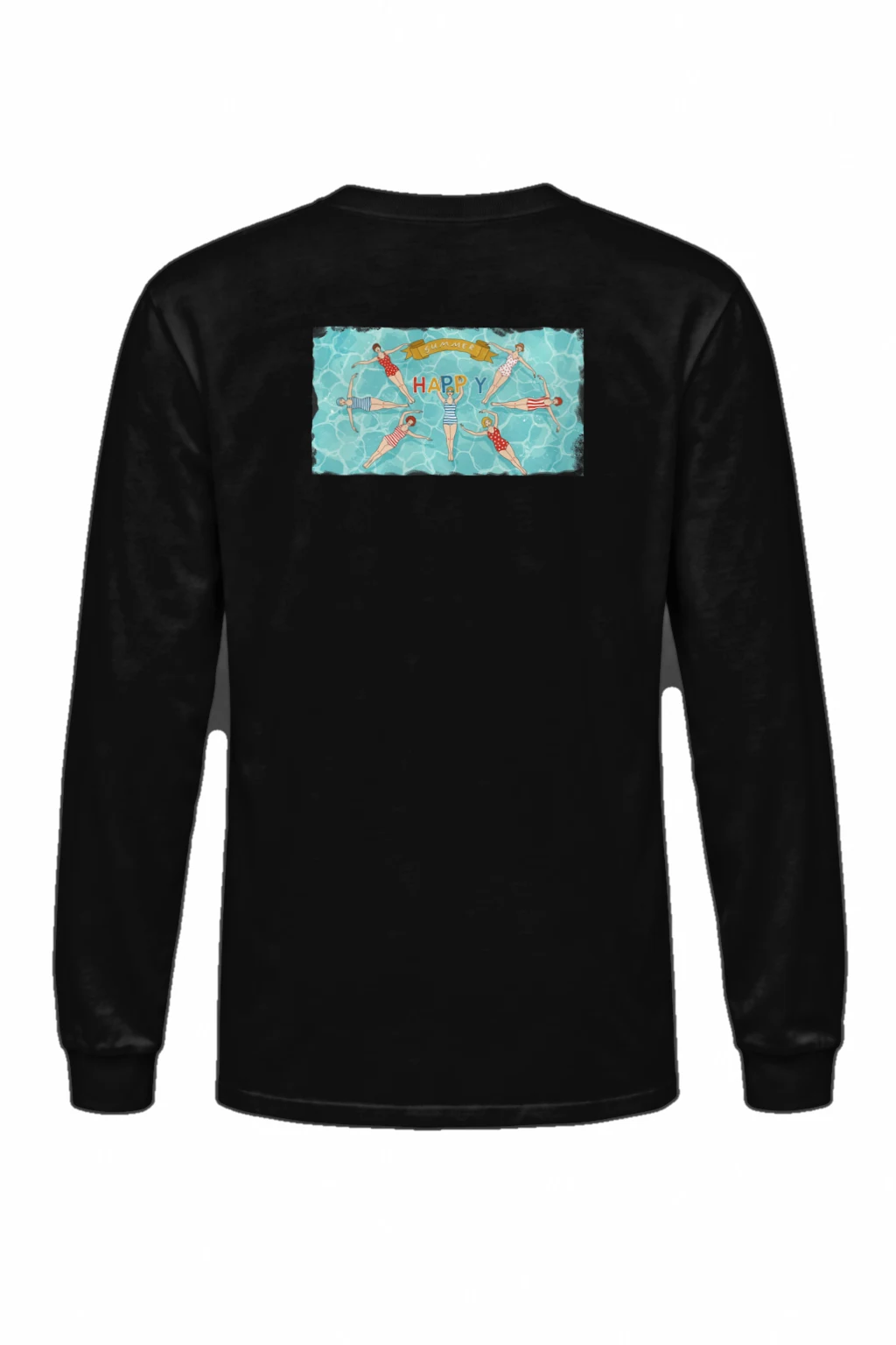"Summer Happy" Unisex Longsleeve T-shirt | Gildan 2400