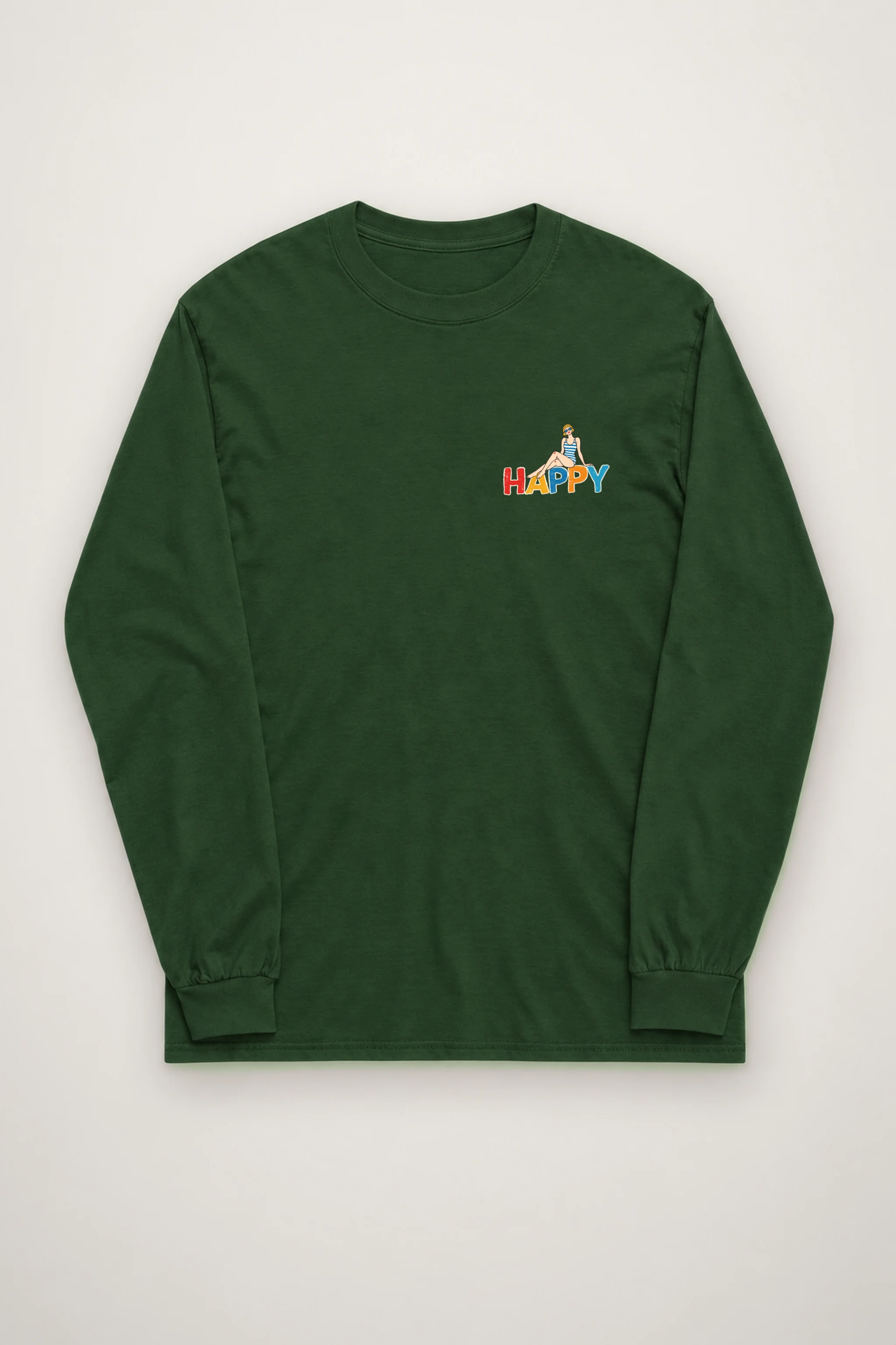 "Summer Happy" Unisex Longsleeve T-shirt