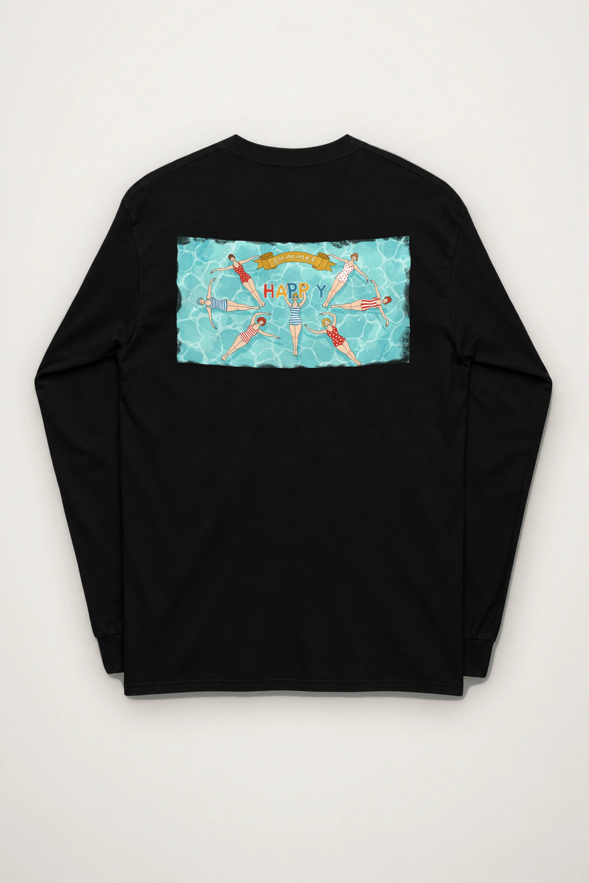 "Summer Happy" Unisex Longsleeve T-shirt