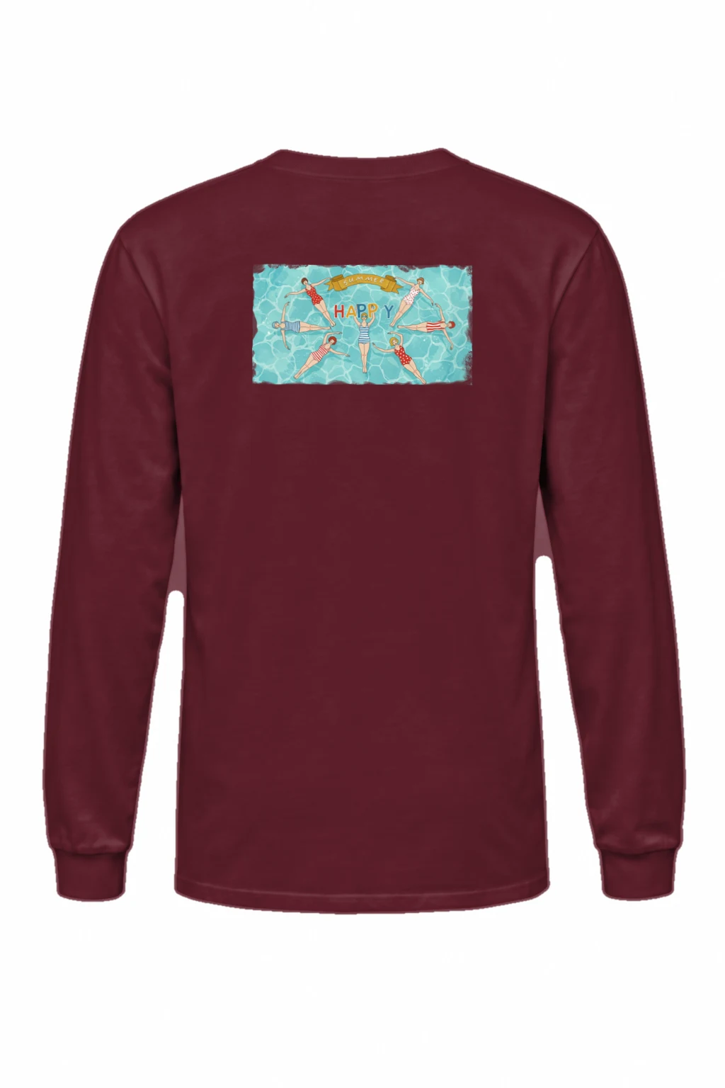"Summer Happy" Unisex Longsleeve T-shirt | Gildan 2400