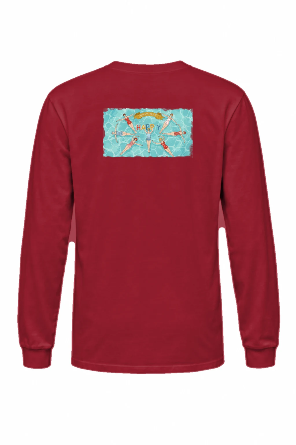 "Summer Happy" Unisex Longsleeve T-shirt | Gildan 2400