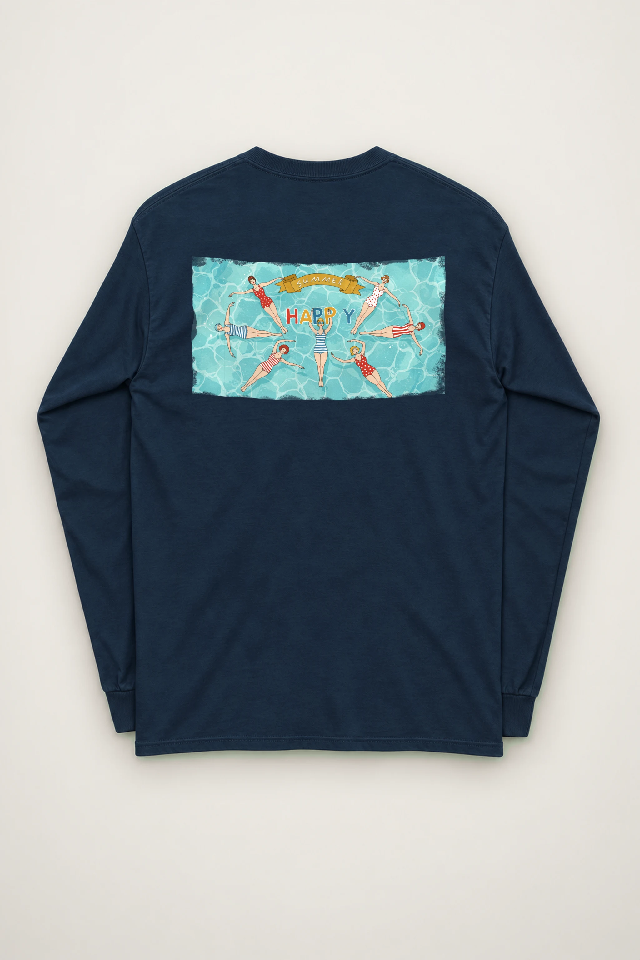 "Summer Happy" Unisex Longsleeve T-shirt