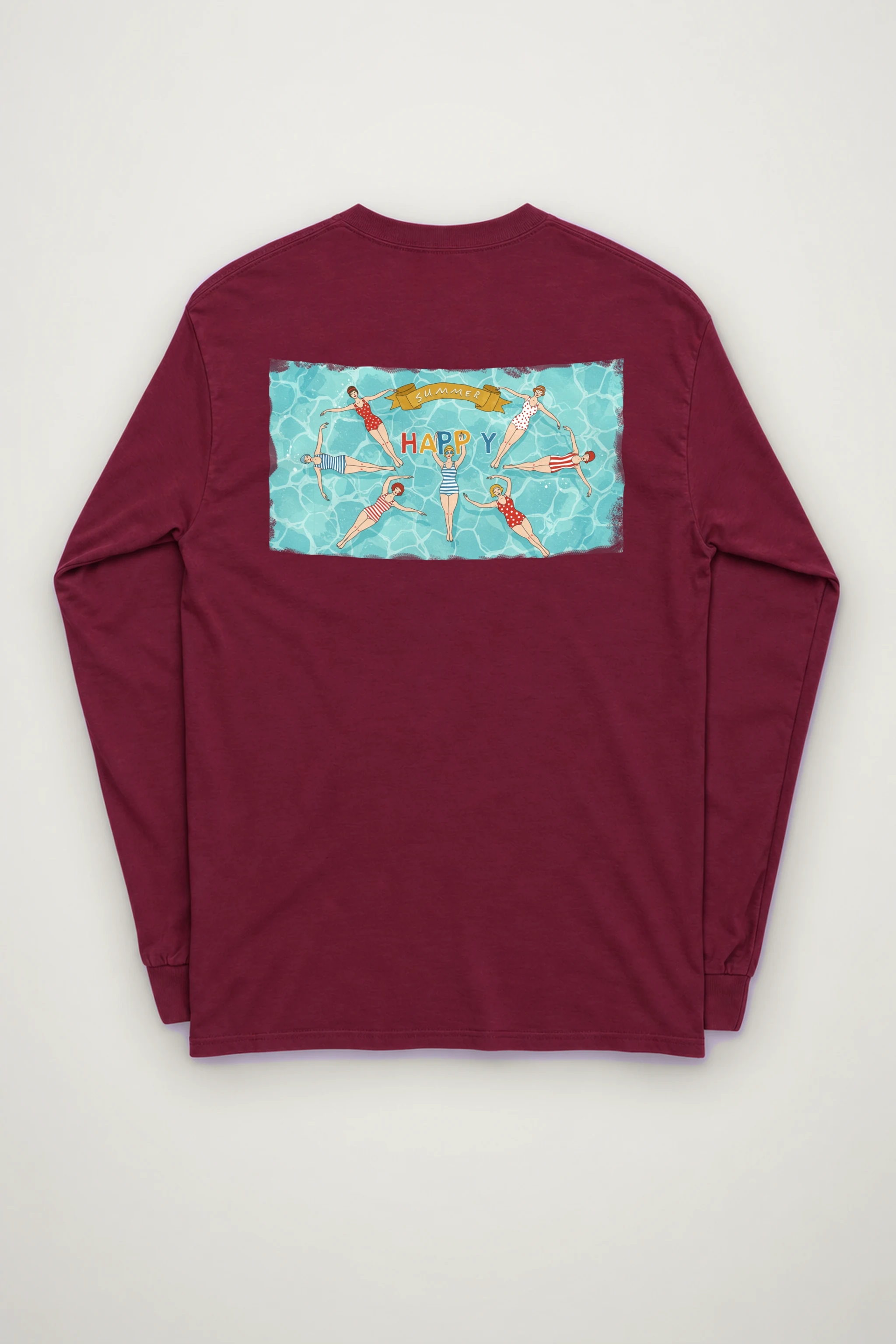 "Summer Happy" Unisex Longsleeve T-shirt