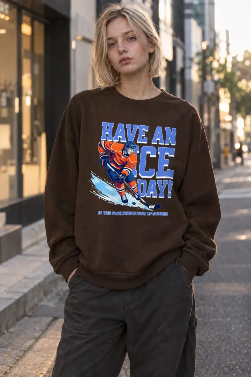 "Summer Rink Rebel" Heavy Blend Unisex Crewneck Sweatshirt | Gildan 18000