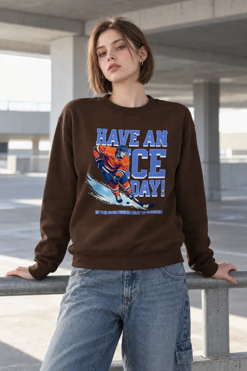 "Summer Rink Rebel" Heavy Blend Unisex Crewneck Sweatshirt
