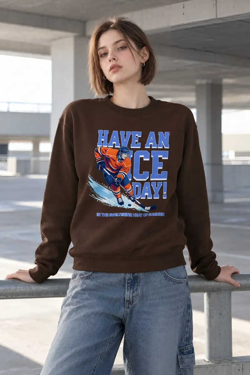 "Summer Rink Rebel" Heavy Blend Unisex Crewneck Sweatshirt