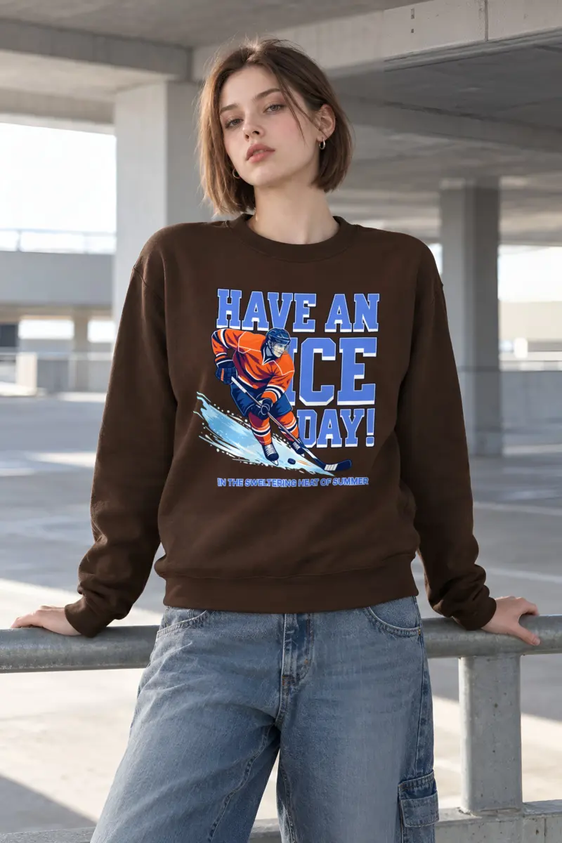 "Summer Rink Rebel" Heavy Blend Unisex Crewneck Sweatshirt