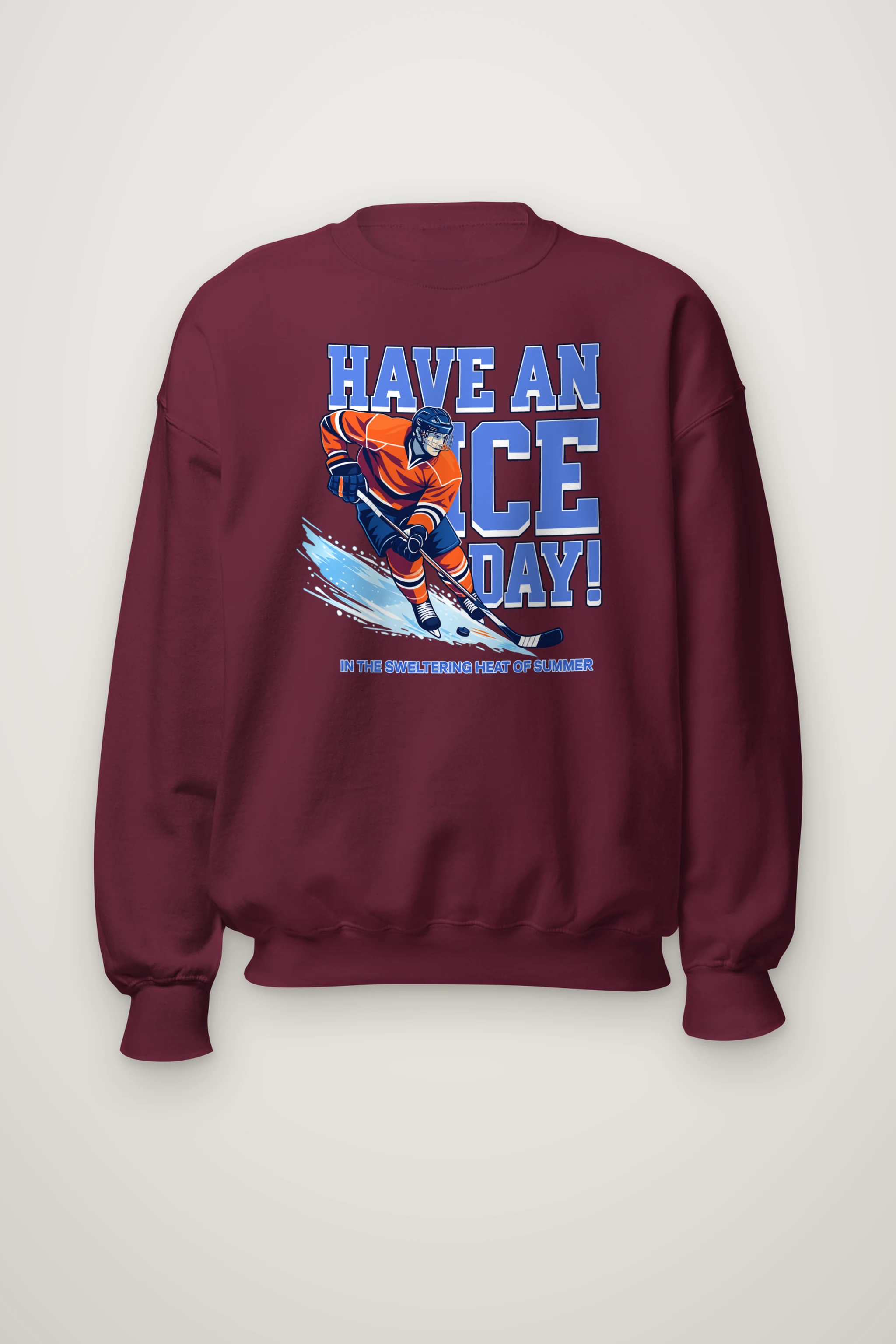 "Summer Rink Rebel" Heavy Blend Unisex Crewneck Sweatshirt