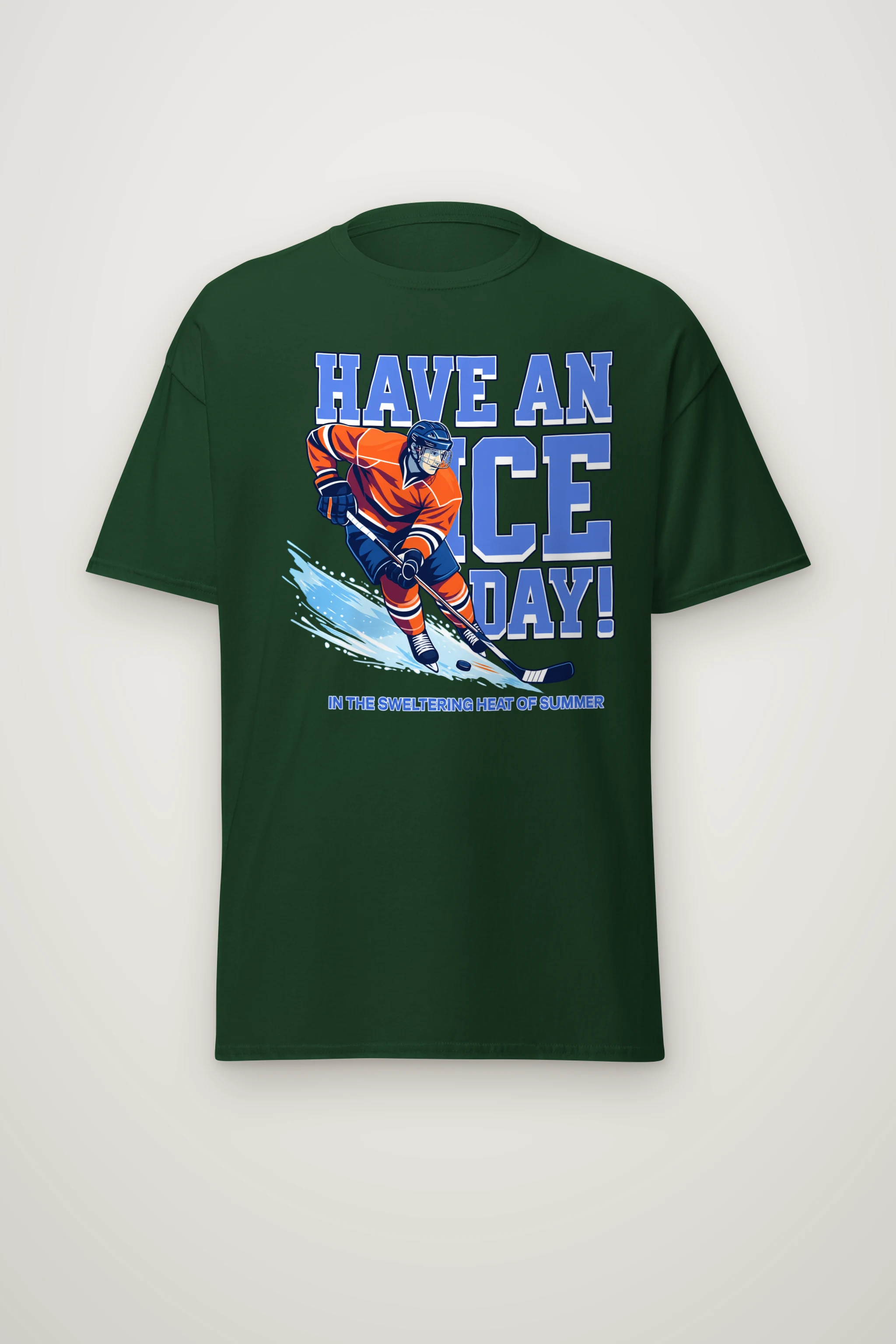 "Summer Rink Rush" Heavyweight Unisex Crewneck T-shirt