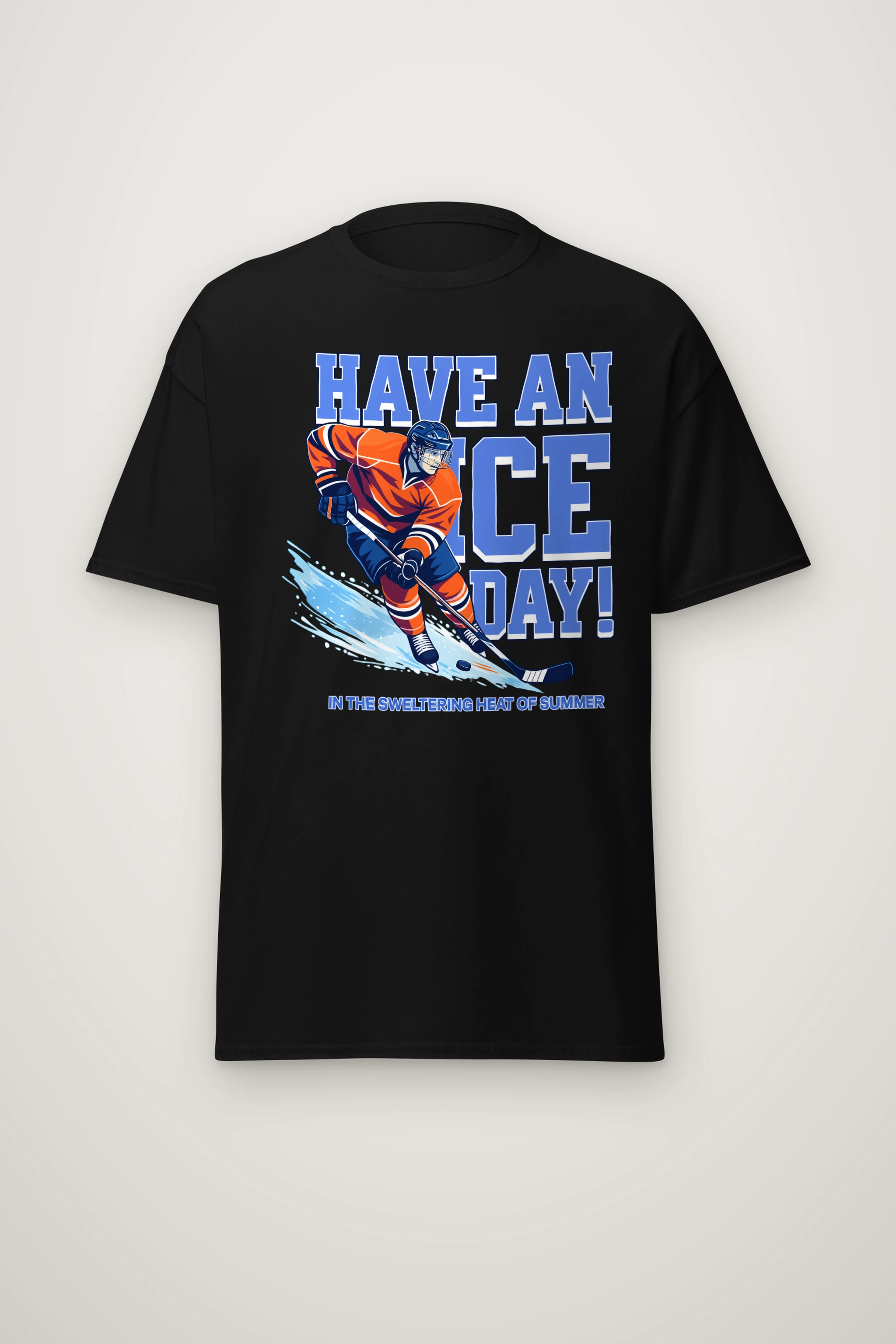 "Summer Rink Rush" Heavyweight Unisex Crewneck T-shirt
