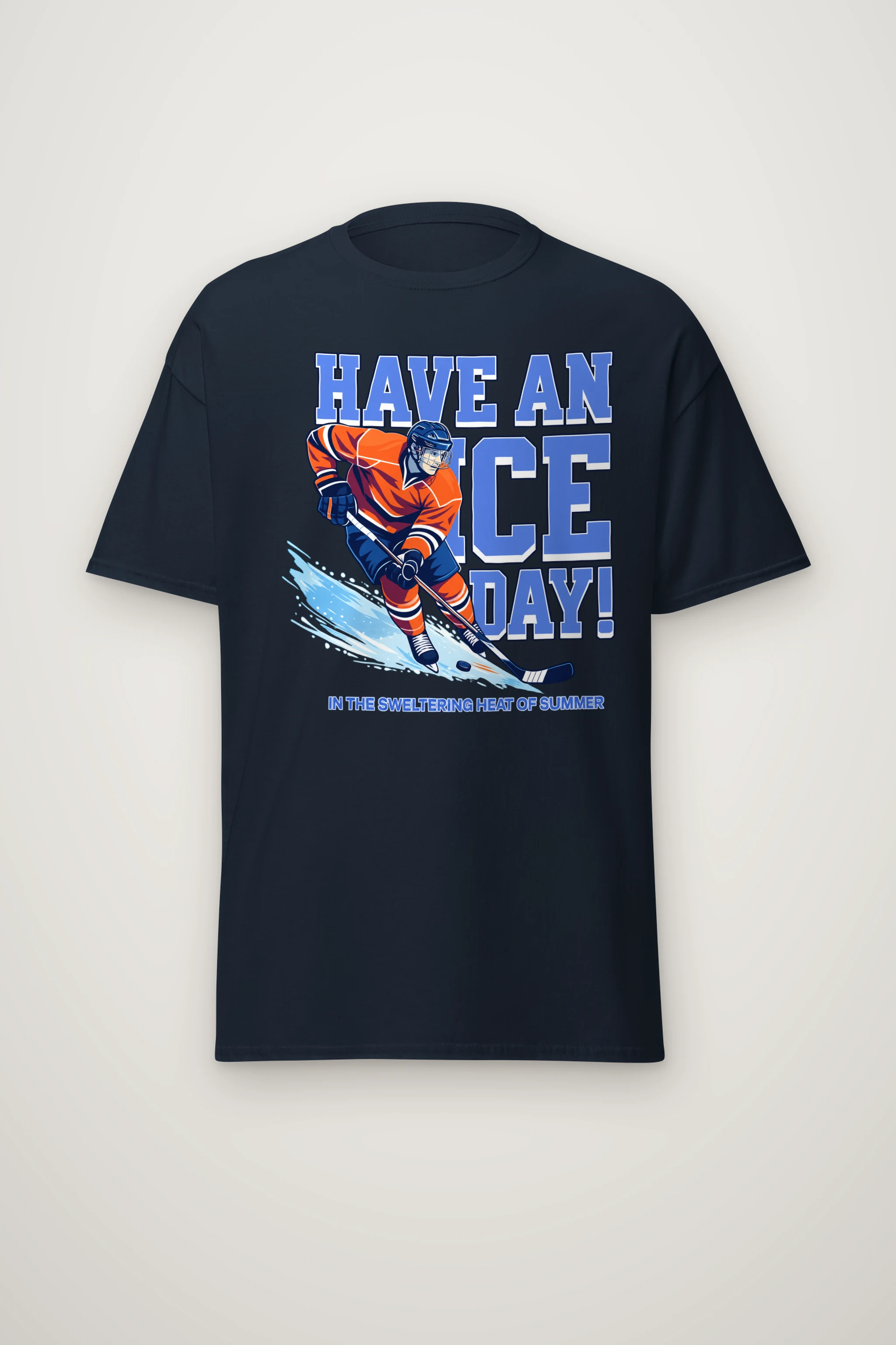 "Summer Rink Rush" Heavyweight Unisex Crewneck T-shirt