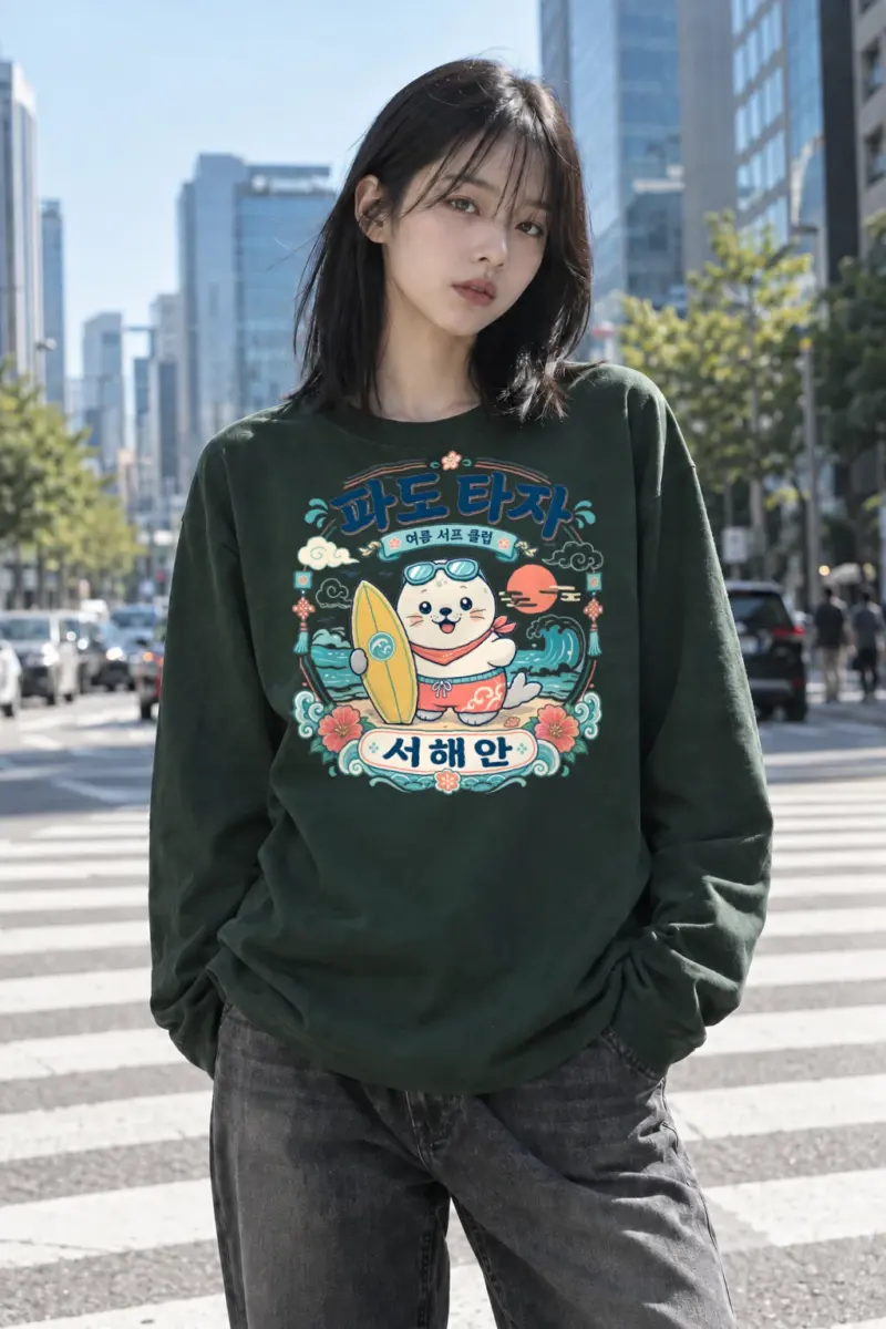 "Summer Surf Club" Unisex Longsleeve T-shirt | Gildan 2400