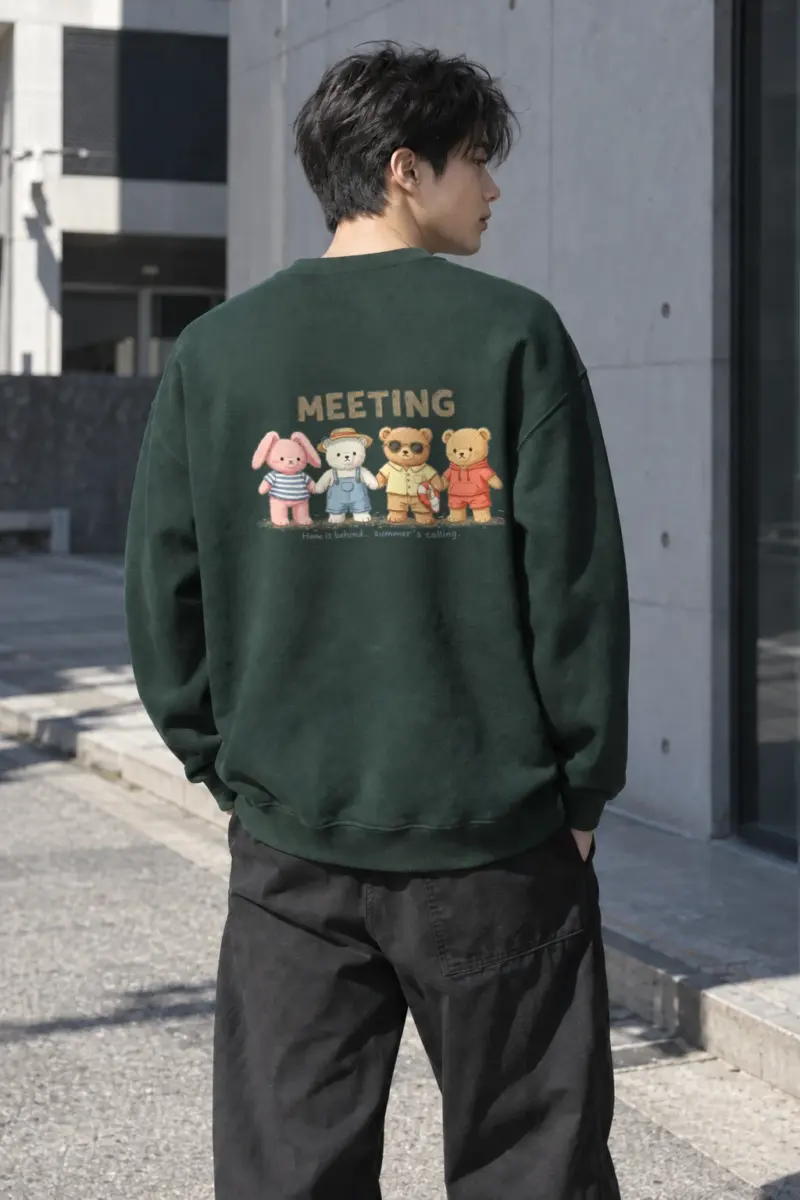 "Summer's Calling" Heavy Blend Unisex Crewneck Sweatshirt | Gildan 18000