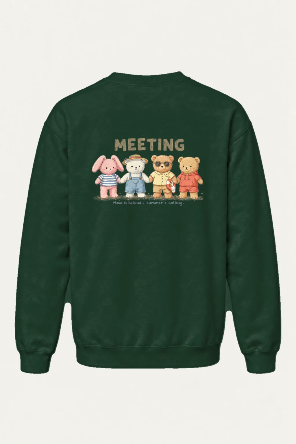 "Summer's Calling" Heavy Blend Unisex Crewneck Sweatshirt | Gildan 18000