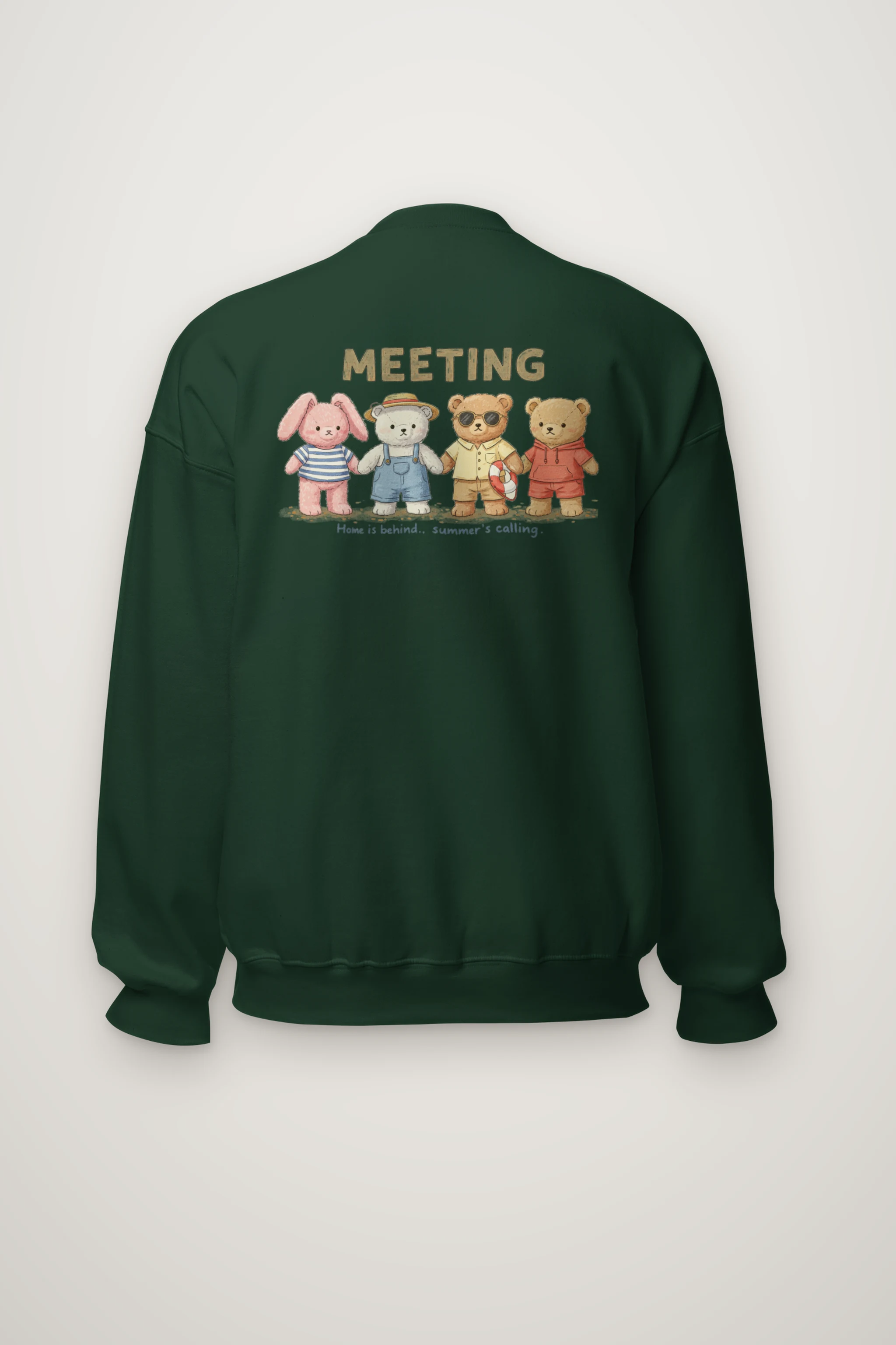 "Summer's Calling" Heavy Blend Unisex Crewneck Sweatshirt