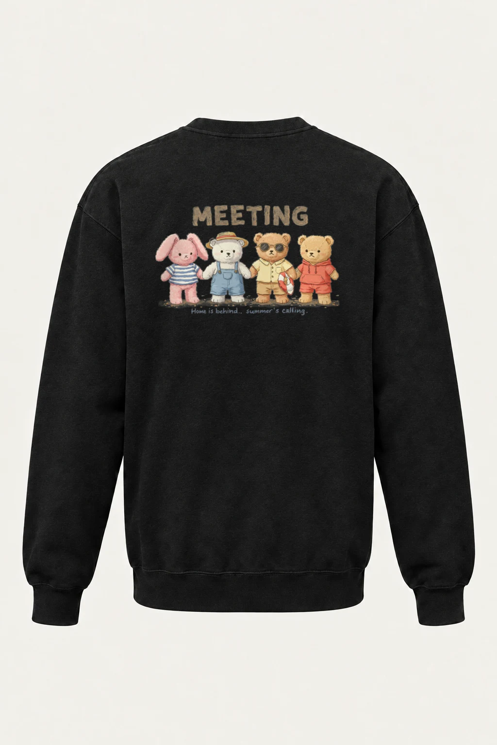 "Summer's Calling" Heavy Blend Unisex Crewneck Sweatshirt | Gildan 18000