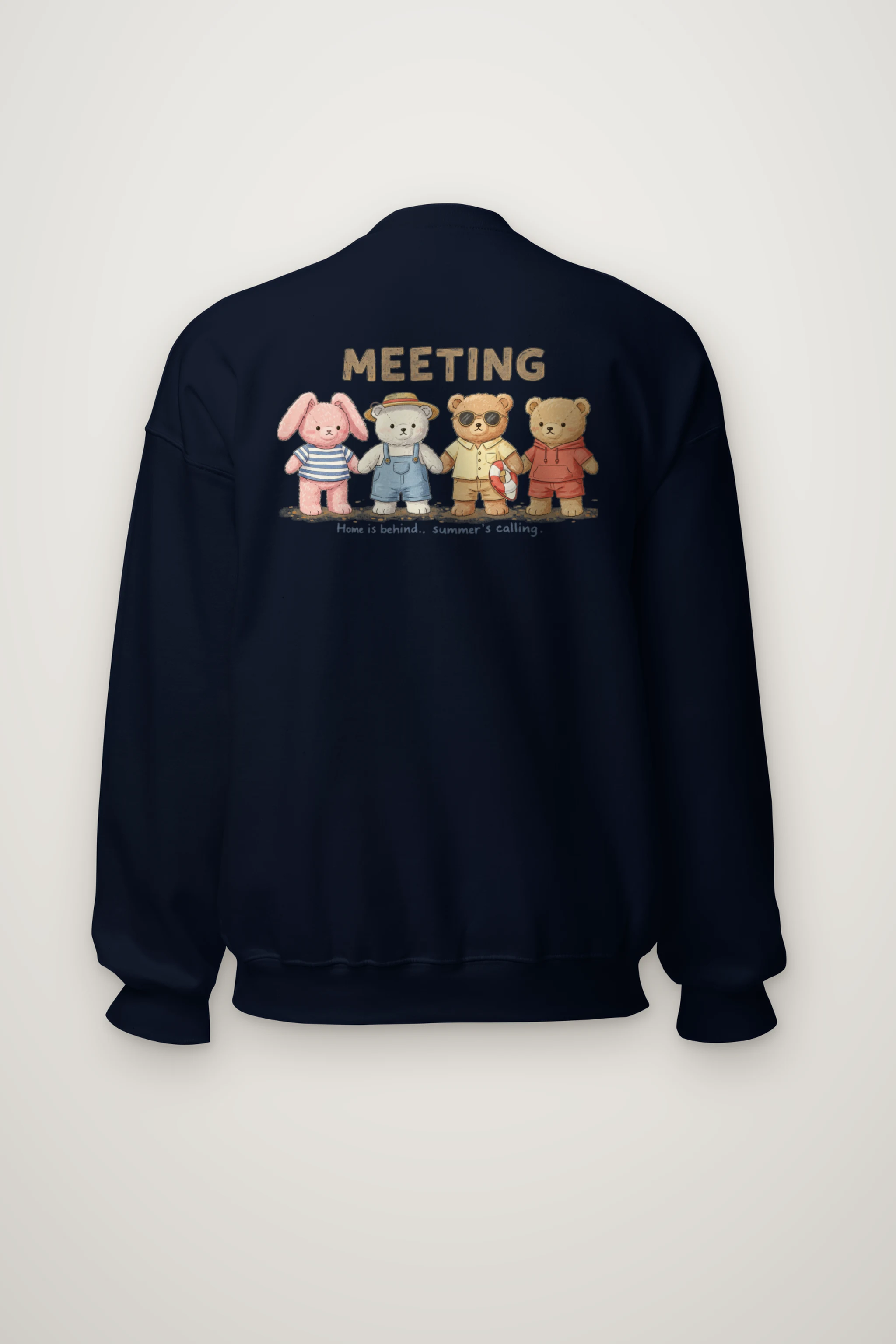 "Summer's Calling" Heavy Blend Unisex Crewneck Sweatshirt