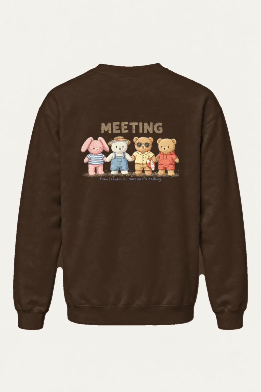"Summer's Calling" Heavy Blend Unisex Crewneck Sweatshirt | Gildan 18000