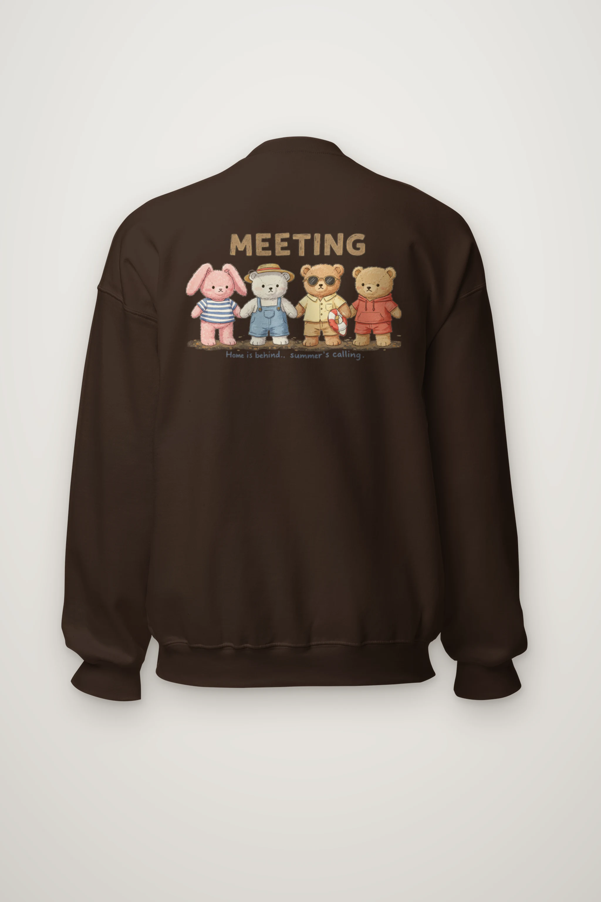 "Summer's Calling" Heavy Blend Unisex Crewneck Sweatshirt