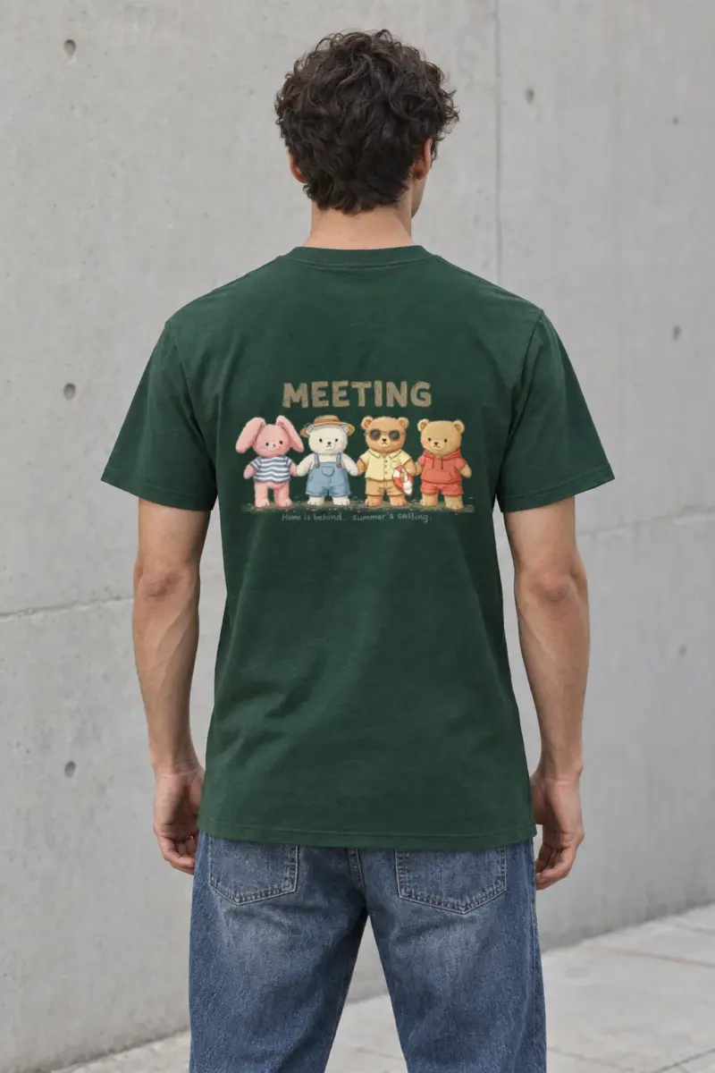 "Summer's Calling" Heavyweight Unisex Crewneck T-shirt | Gildan 5000