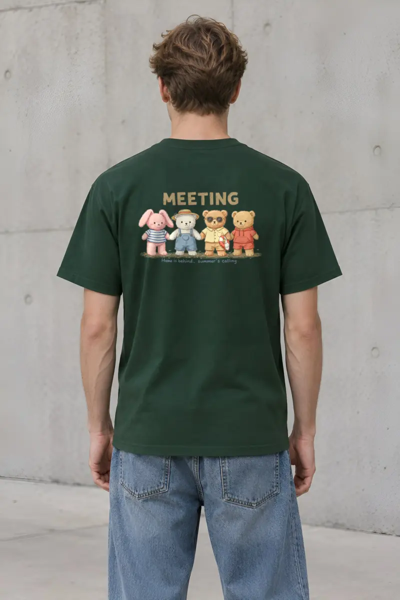 "Summer's Calling" Heavyweight Unisex Crewneck T-shirt